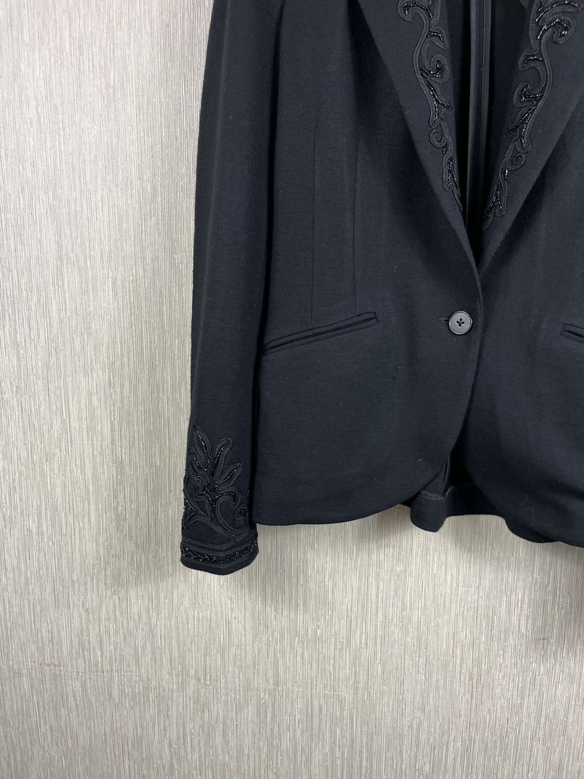 Polo Ralph Lauren × Ralph Lauren Polo Ralph Lauren wool beaded blazer jacket decorated collar Size S / US 4 / IT 40 - 9 Thumbnail
