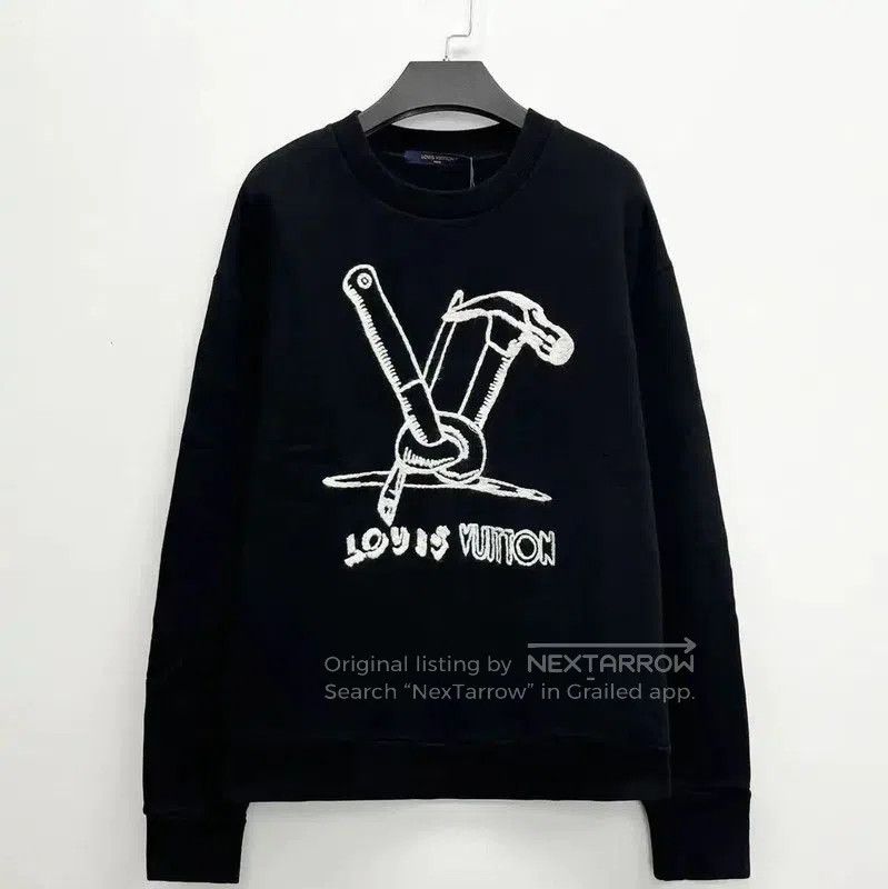 Other Louis Vuitton Black Striped Cotton Blend Sweatshirt . Size S / US 4 / IT 40 - 1 Thumbnail