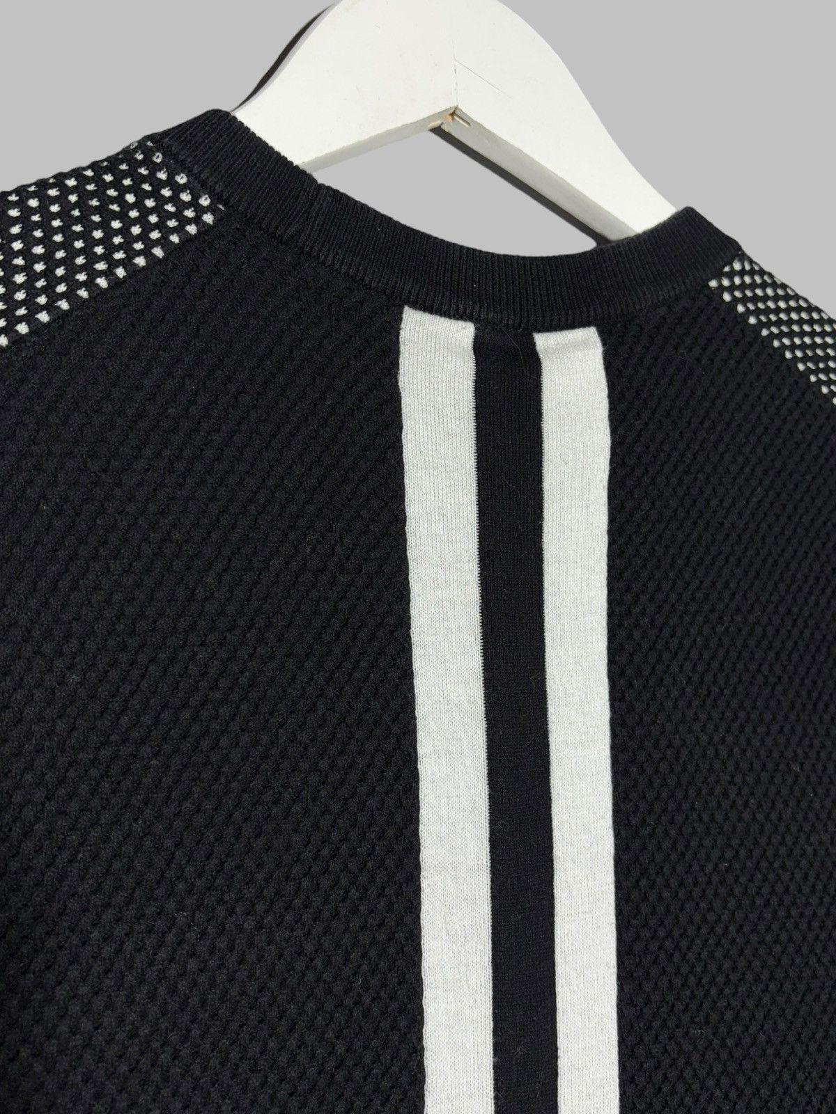 Black Barrett Black Barrett by Neil Barrett Pattern Netting Design Sweater Size US S / EU 44-46 / 1 - 10 Thumbnail