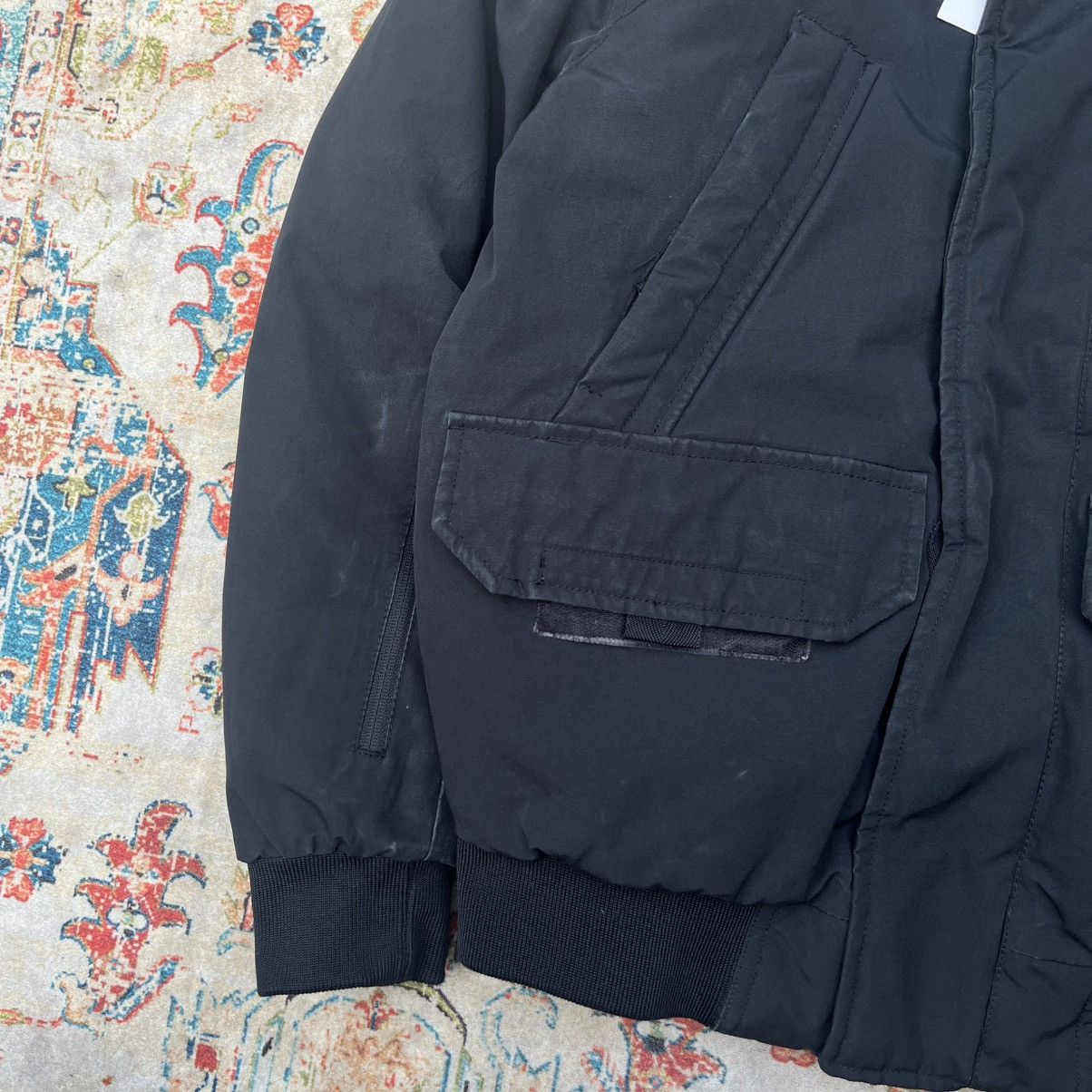 Japanese Brand National geographic uttility fur down jacket with patch Size US S / EU 44-46 / 1 - 4 Thumbnail