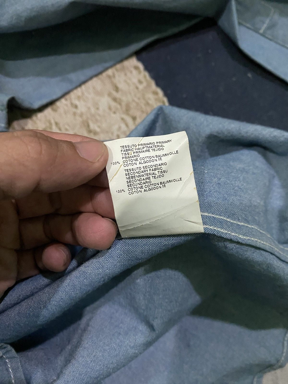 Maison Margiela Maison Margiela 2011aw Denim Shirt Size US S / EU 44-46 / 1 - 11 Thumbnail