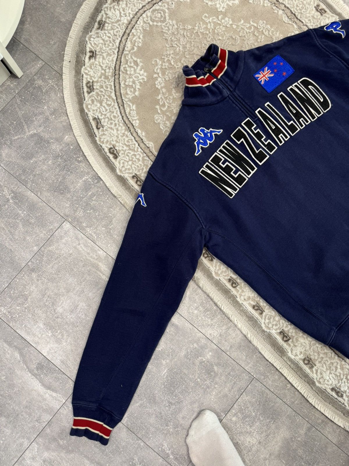 Kappa 🇳🇿 New Zealand Kappa Zip Hoodie Vintage 90’s Big Logo Size US XL / EU 56 / 4 - 2 Thumbnail