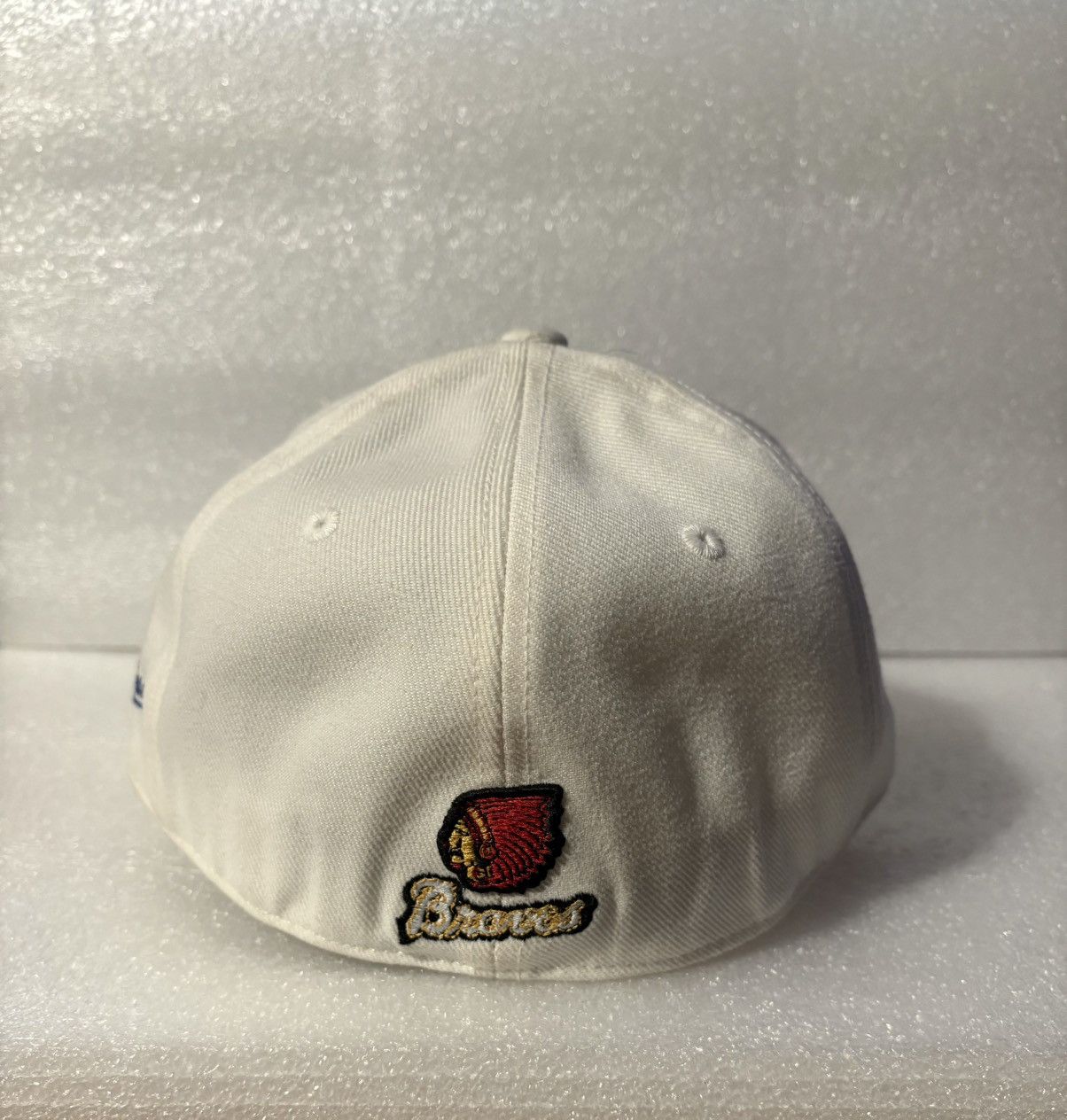 Mitchell & Ness × New Era × Vintage Atlanta Braves Fitted Hat Size 7 3/8 Size ONE SIZE - 3 Thumbnail