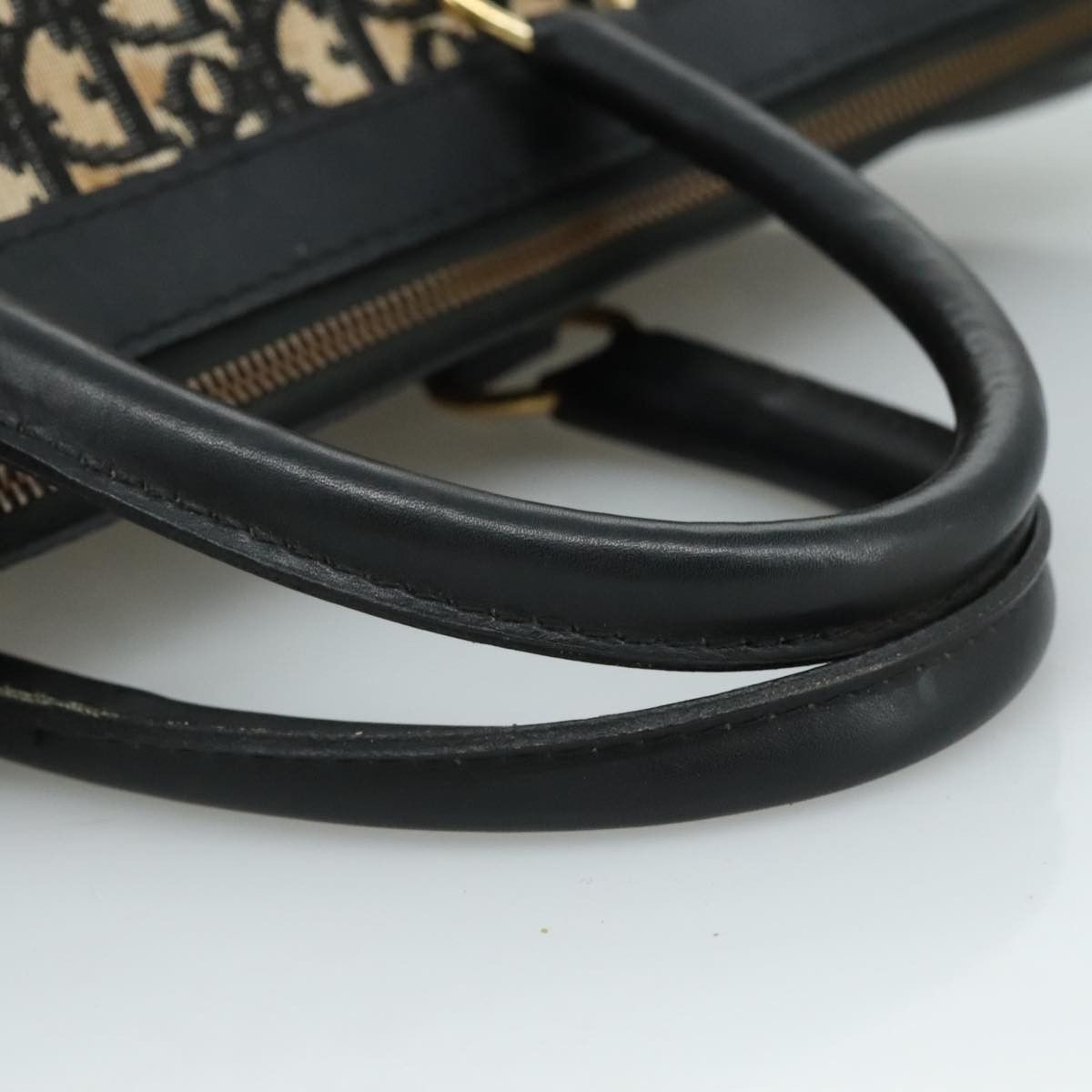 Dior DIOR Trotter Canvas Boston Bag Navy Size ONE SIZE - 7 Thumbnail