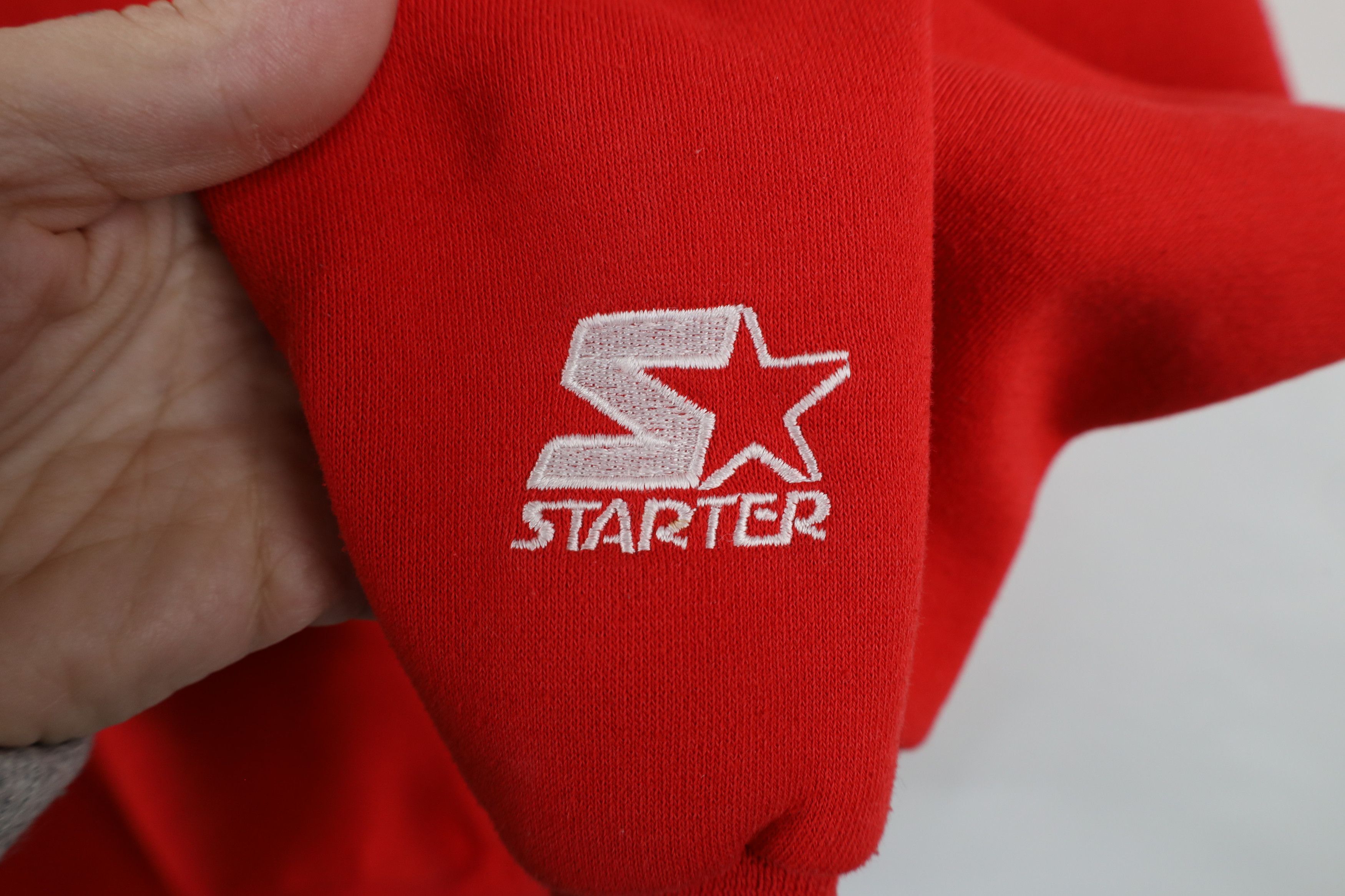 Starter × Vintage Vintage 90s Starter Script Ohio State University Hoodie Red Size US L / EU 52-54 / 3 - 5 Thumbnail