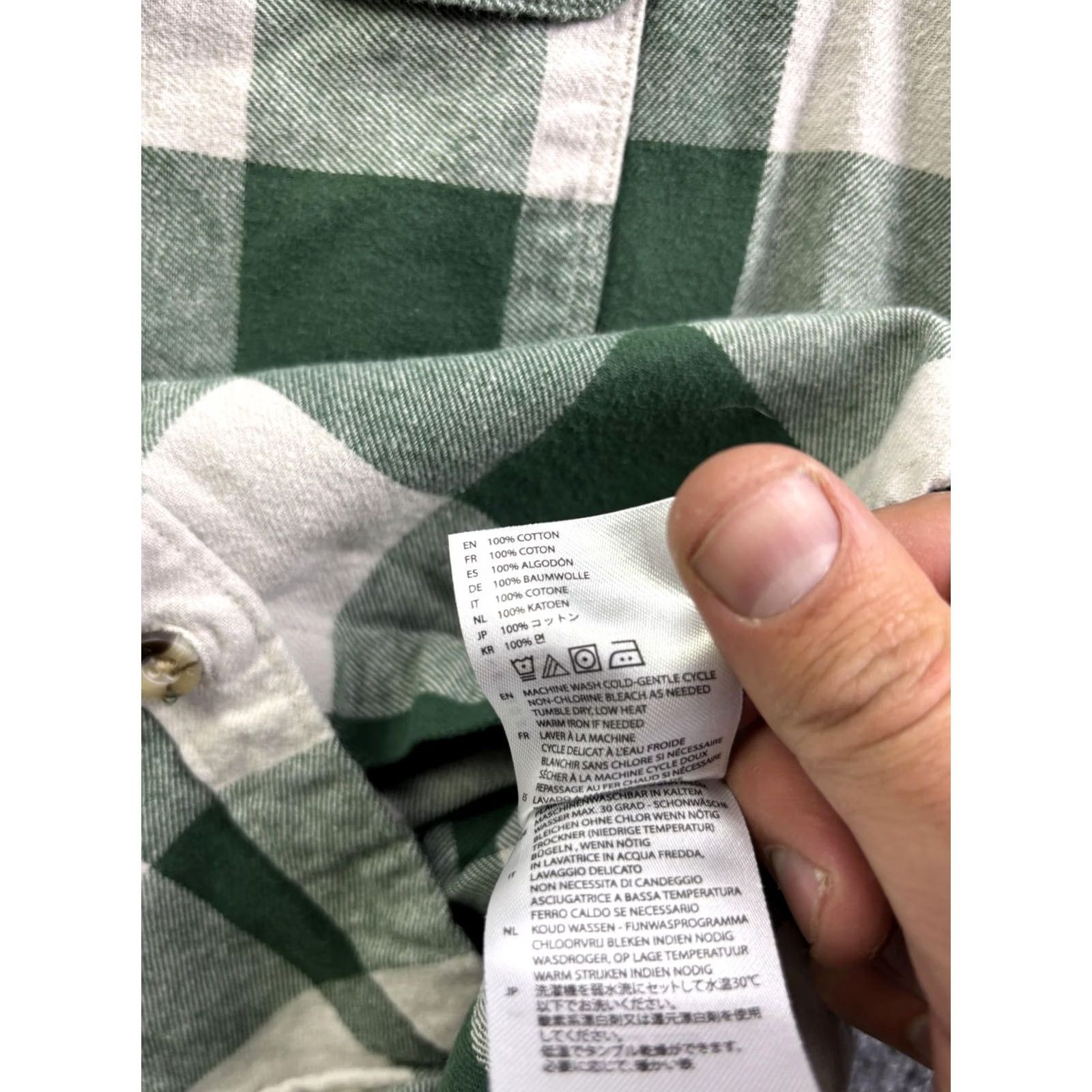 Brixton Brixton Shirt Womens XS Green Plaid Flannel Long Sleeve Button Front Casual Size XS / US 0-2 / IT 36-38 - 7 Thumbnail