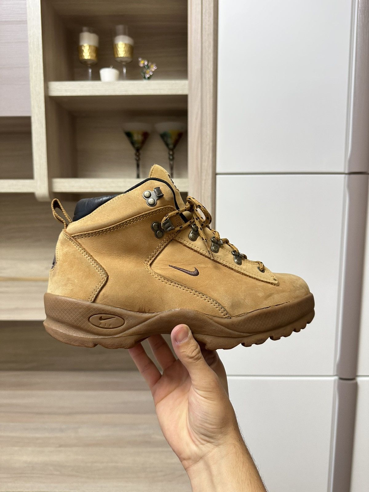 Nike ACG Nike ACG Brown Suede Leather Trail Hiking Boots Shoes Mens Size US 9.5 / EU 42-43 - 6 Thumbnail
