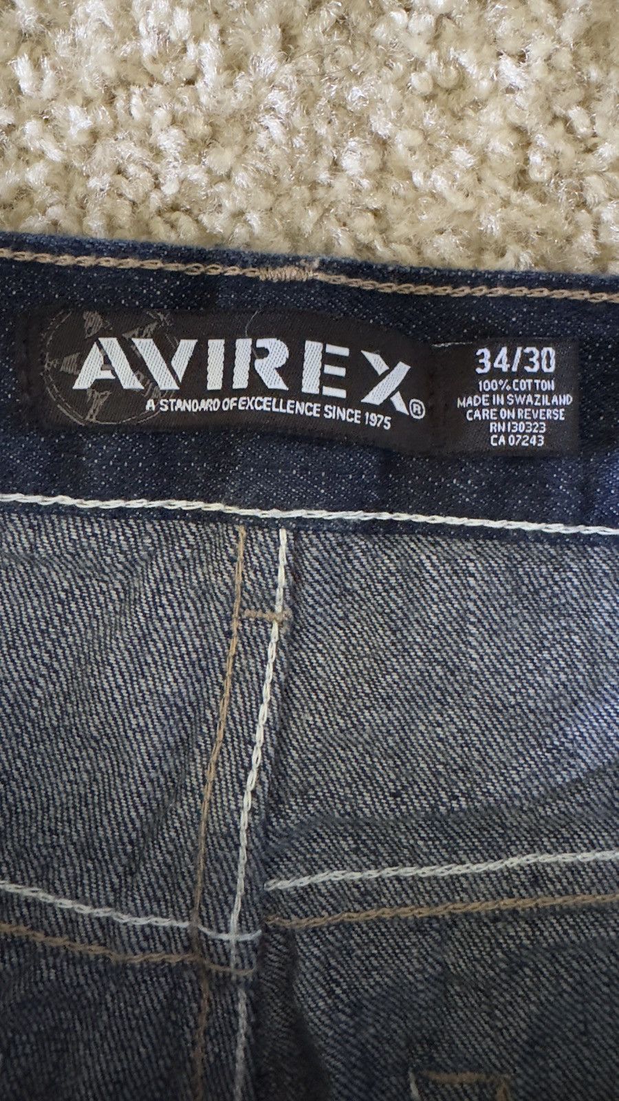 Avirex × Vintage AVIREX Jeans Size US 34 / EU 50 - 2 Thumbnail
