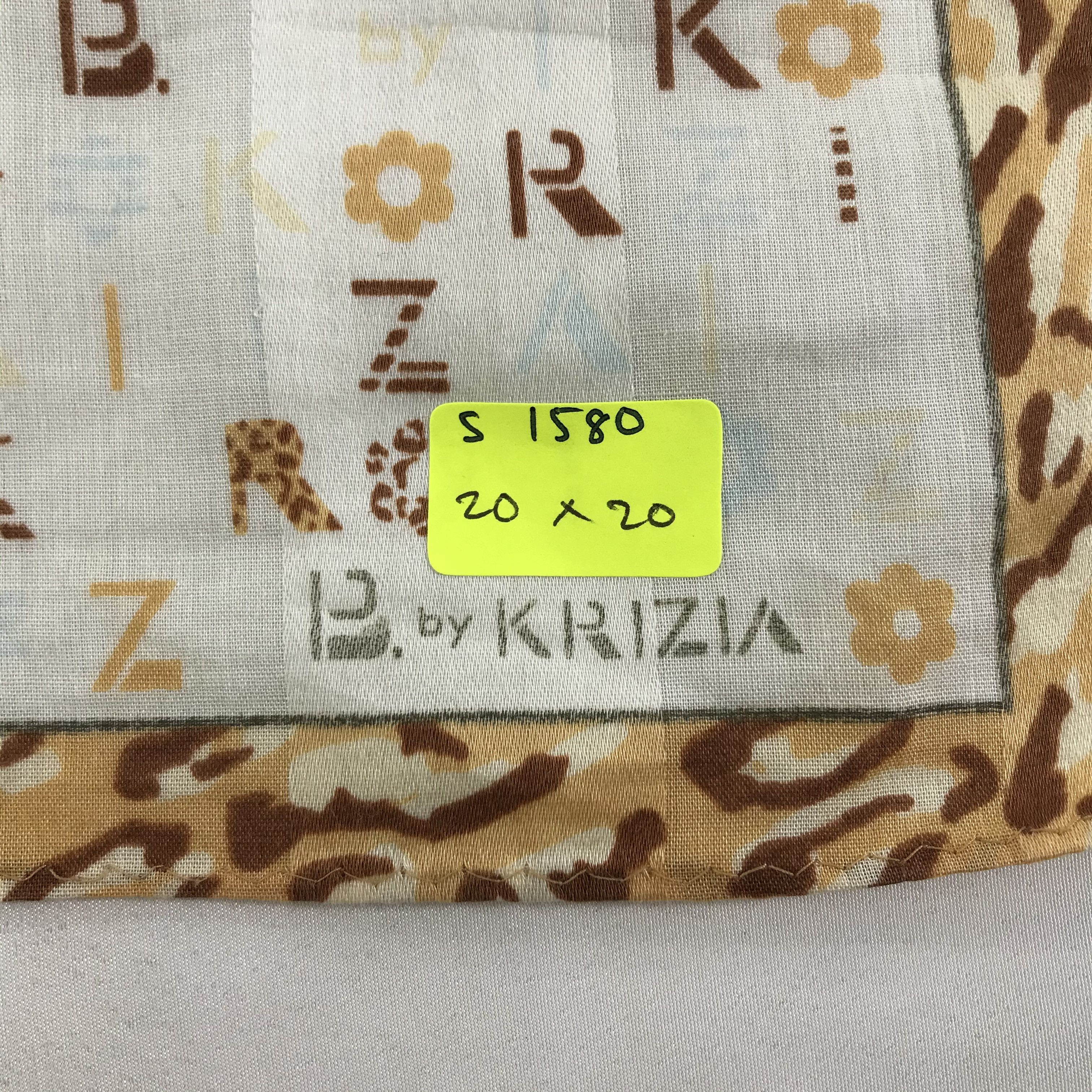 Krizia Uomo × Vintage Krizia Uomo Bandana / Handkerchief / Neckerchief - S1580 Size ONE SIZE - 5 Thumbnail
