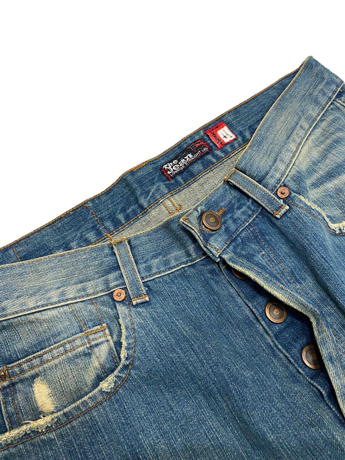 Howe Vintage Howe Tailored Denim Low Rise Straight Jeans Grunge Size US 30 / EU 46 - 4 Thumbnail