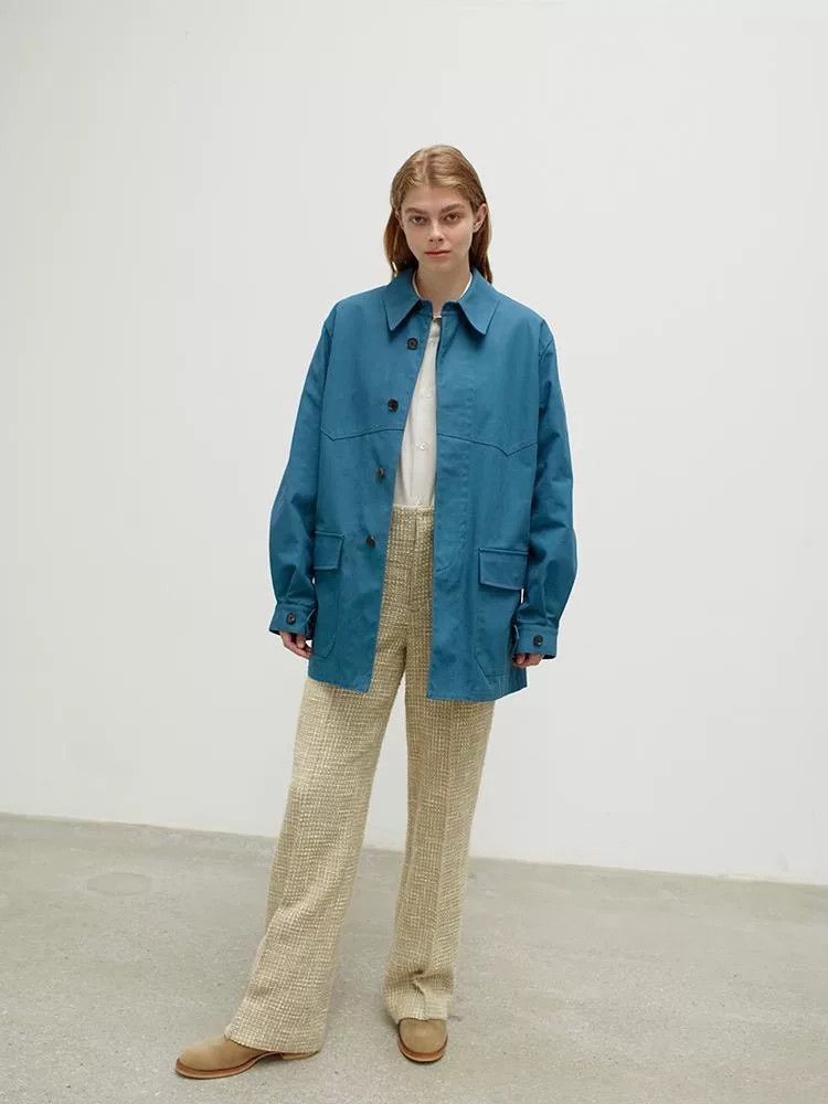 Auralee Auralee 22AW Detachable Lining Canvas Jacket Size L / US 10 / IT 46 - 1 Thumbnail