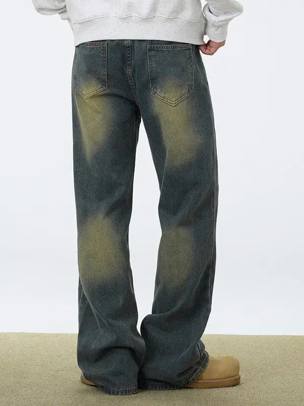 Japanese Brand × Jean Retro loose wide leg slightly flared jeans Size US 32 / EU 48 - 4 Thumbnail