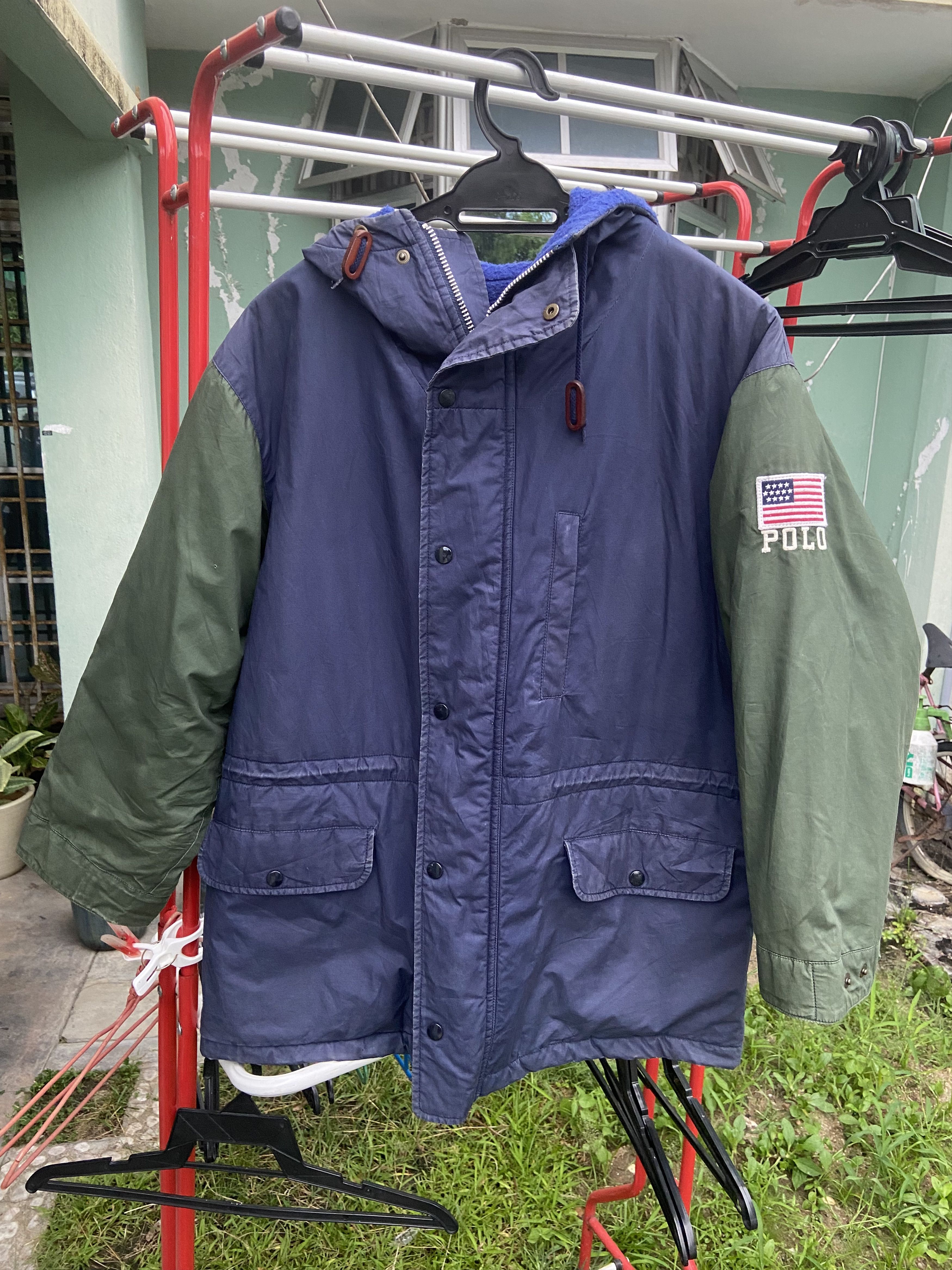 Polo Ralph Lauren Vintage Polo Ralph Lauren Hoodie Jacket Size US L / EU 52-54 / 3 - 1 Thumbnail