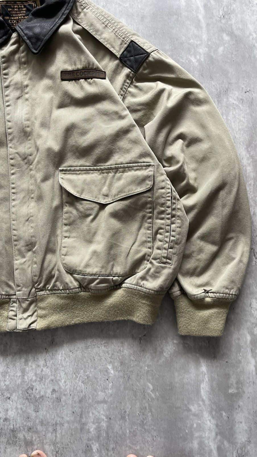 Vintage VINTAGE 90s “COCKPIT” FLIGHT JACKET Size US XL / EU 56 / 4 - 2 Thumbnail