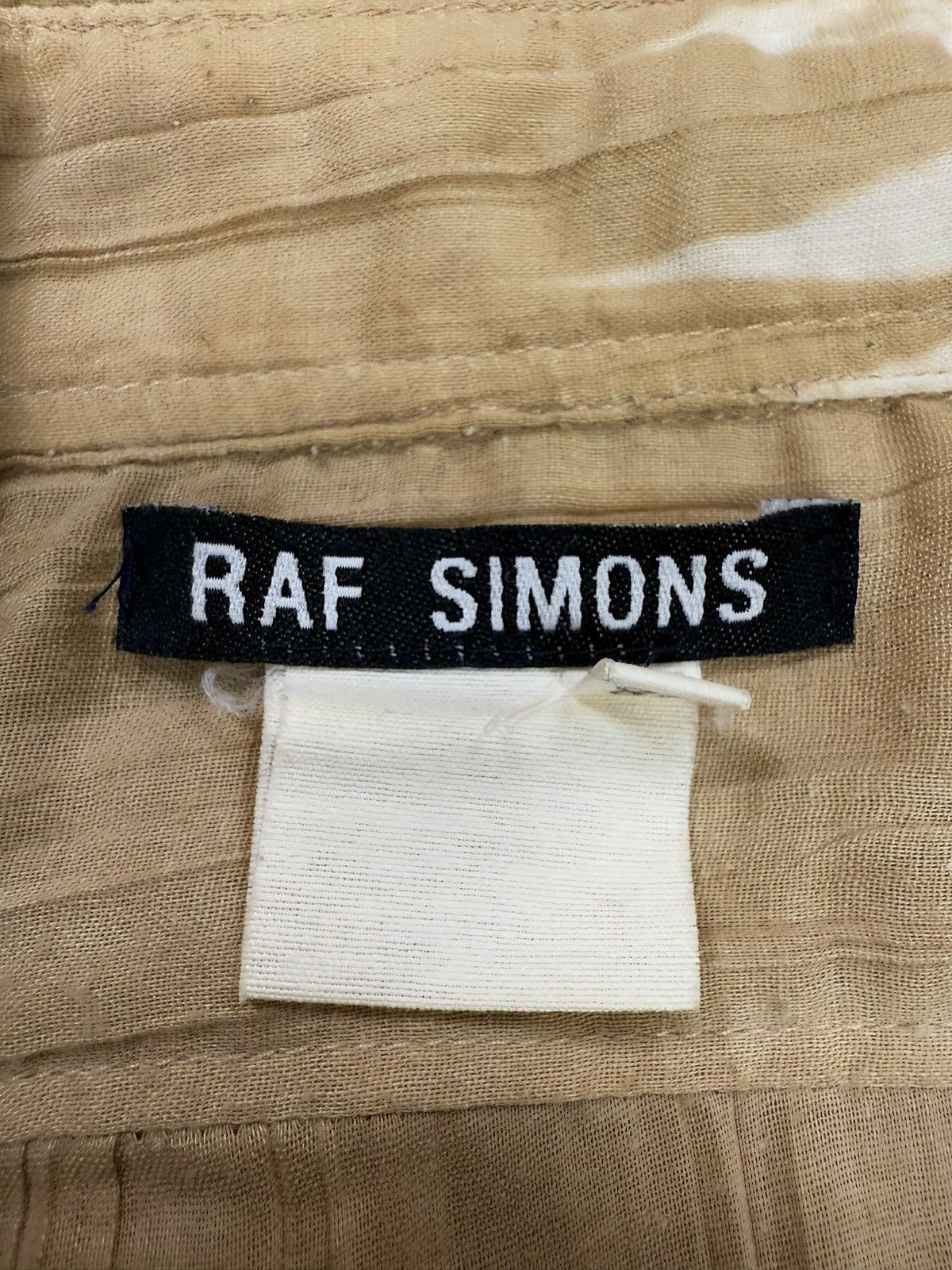 Raf Simons SS98 Raf Simons ‘Black Palms’ Tie Dye Button Up Collared Shirt Size US M / EU 48-50 / 2 - 4 Thumbnail