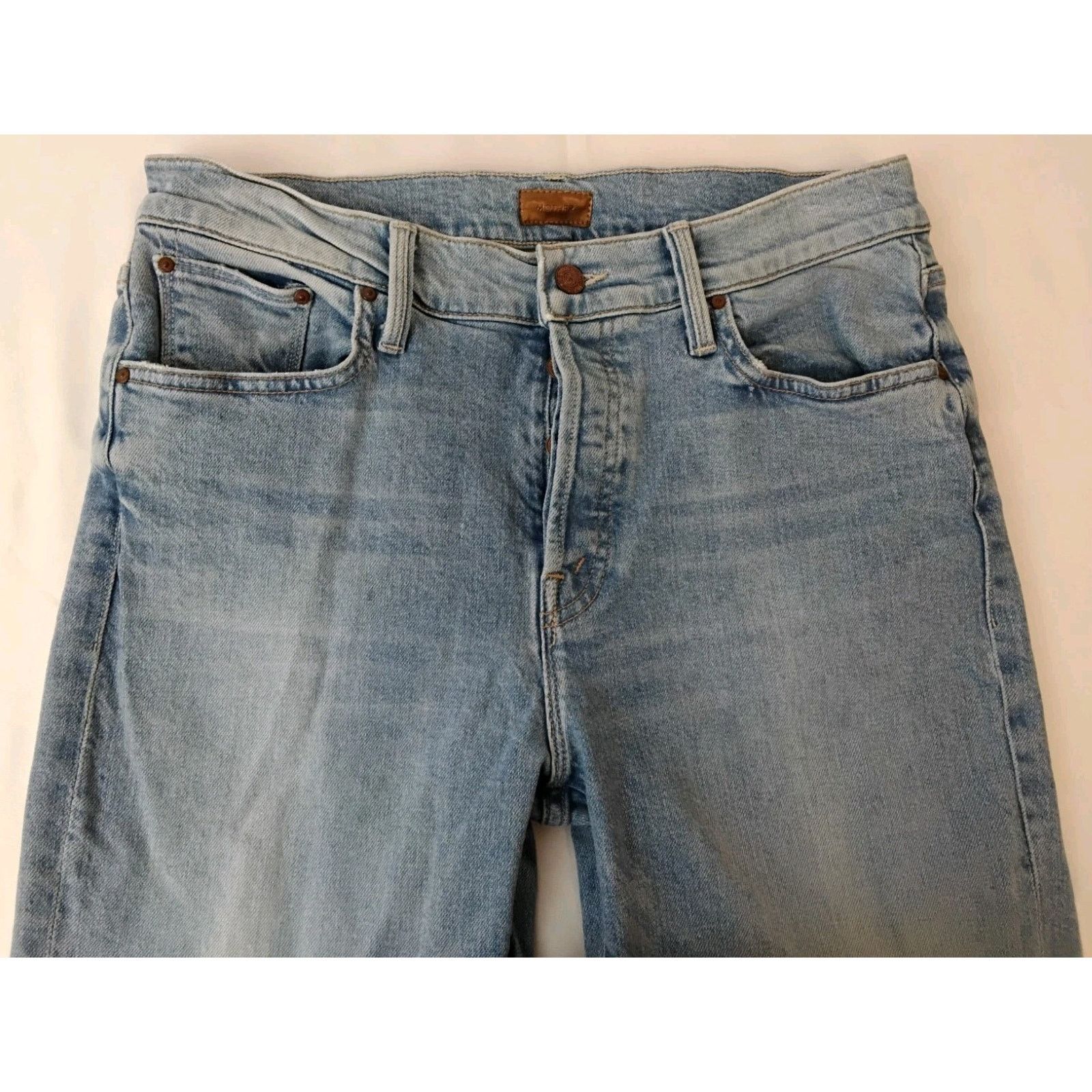 MOTHER Mother The Scrapper Ankle Jeans Women's 28" Light Wash Denim Size 28" / US 6 / IT 42 - 4 Thumbnail