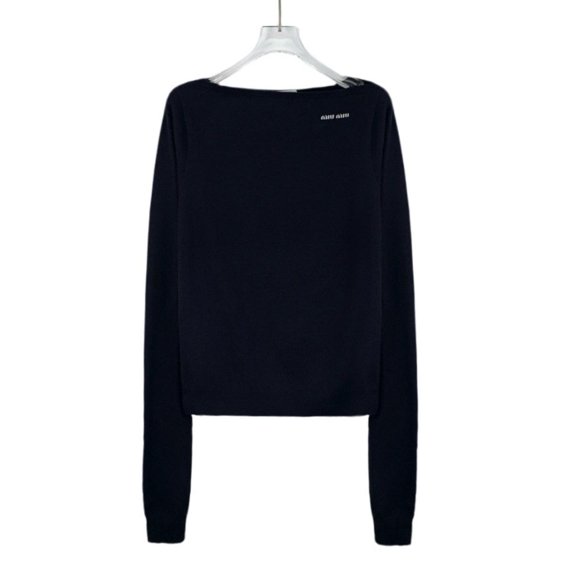 Miu Miu Miu Miu 2024 collection wool long-sleeved knit sweater Size M / US 6-8 / IT 42-44 - 1 Thumbnail