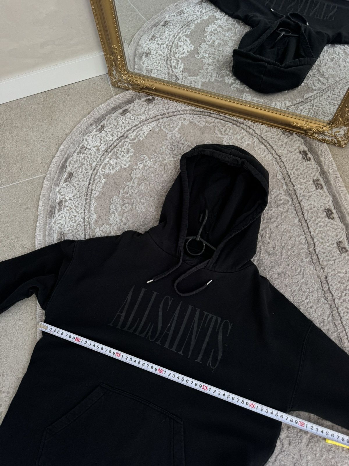 Allsaints Vintage Allsaints Big Logo Hoodie Avant-garde Y2K Size US XS / EU 42 / 0 - 4 Thumbnail