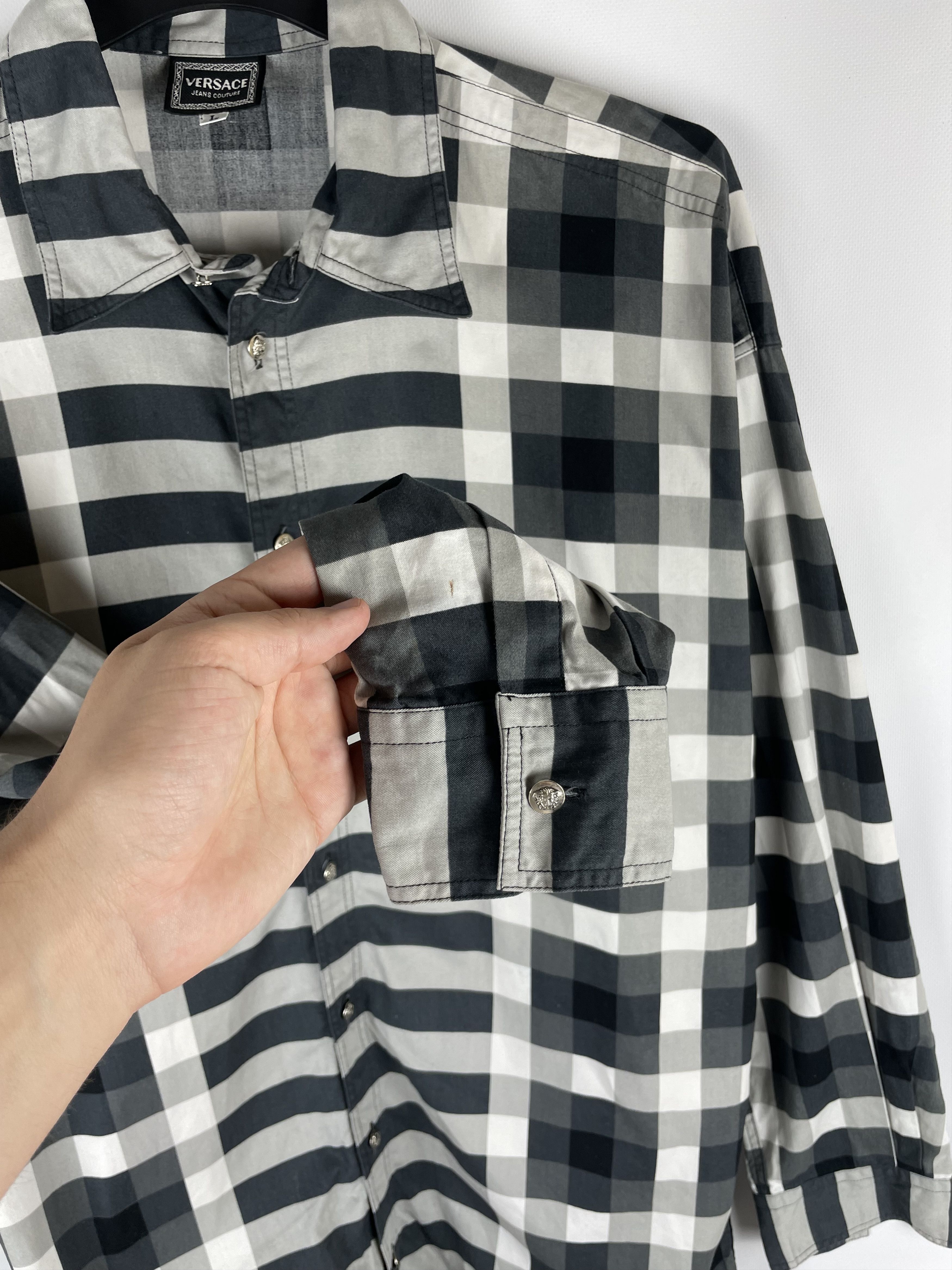 Versace Vintage Versace Shirt Button up Size US L / EU 52-54 / 3 - 8 Thumbnail