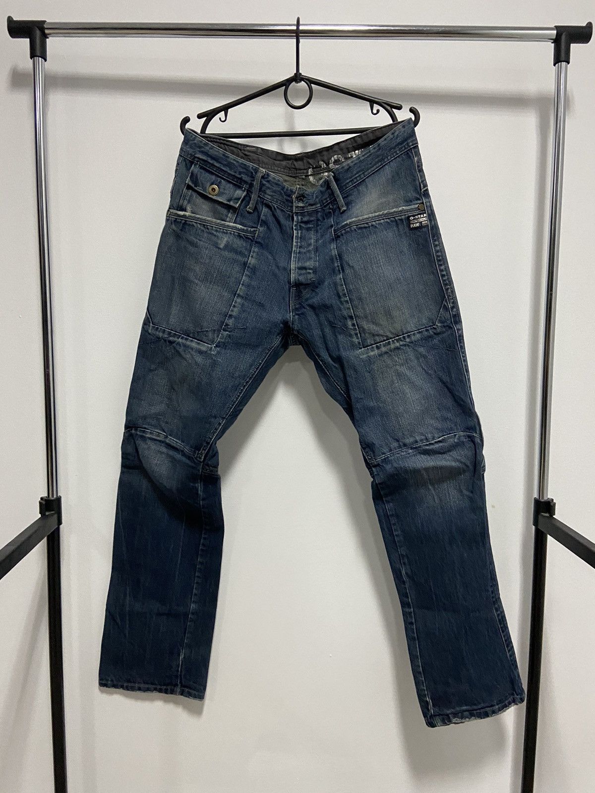 G-Star × Vintage G star raw denim pants Avant Garde Y2K Diesel Vintage Size US 34 / EU 50 - 1 Thumbnail