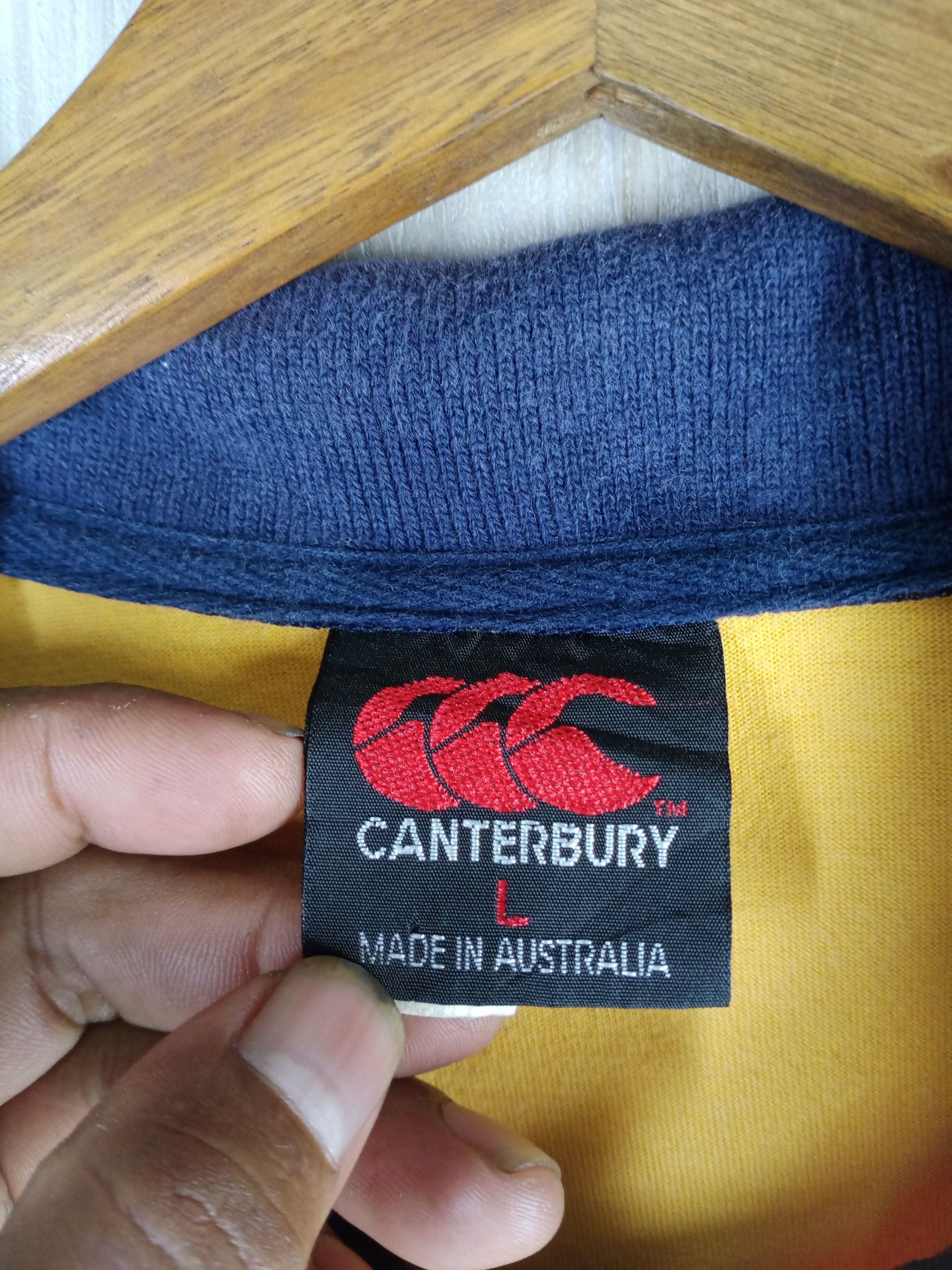Canterbury of New Zealand Rare Vintage Canterbury Wallabies Australia Polo Shirt Size US L / EU 52-54 / 3 - 7 Thumbnail