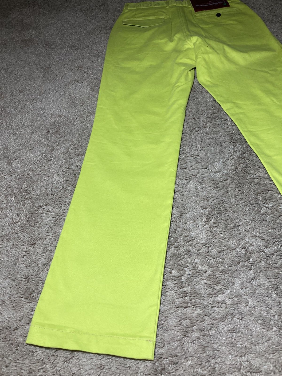 Xander Zhou SS18 Xander Zhou Pleated Trouser Volt Green Logo XZ Alien Size US 28 / EU 44 - 11 Thumbnail