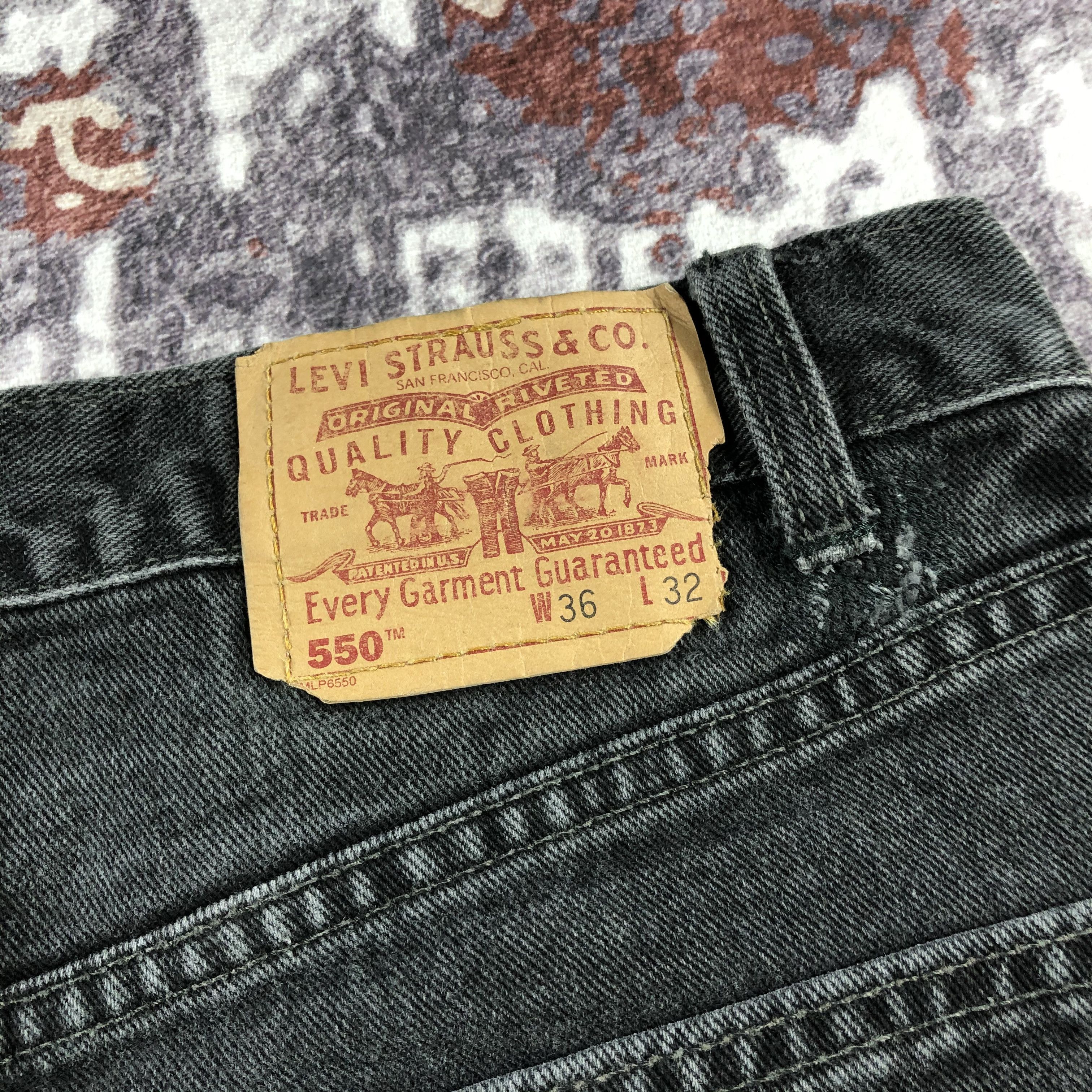Levi's × Vintage Vintage 90s Levis 550 Baggy Jeans-JM2460 Size US 36 / EU 52 - 8 Thumbnail