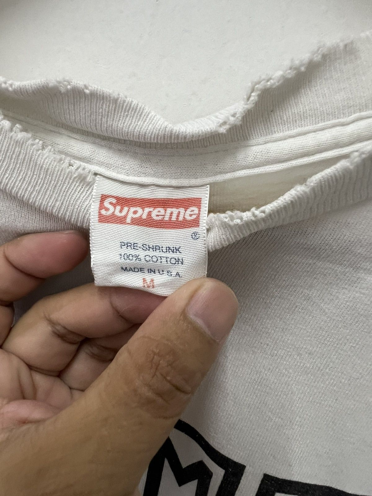Supreme × Vintage Vintage Distressed Supreme NY shirt Size US M / EU 48-50 / 2 - 5 Thumbnail