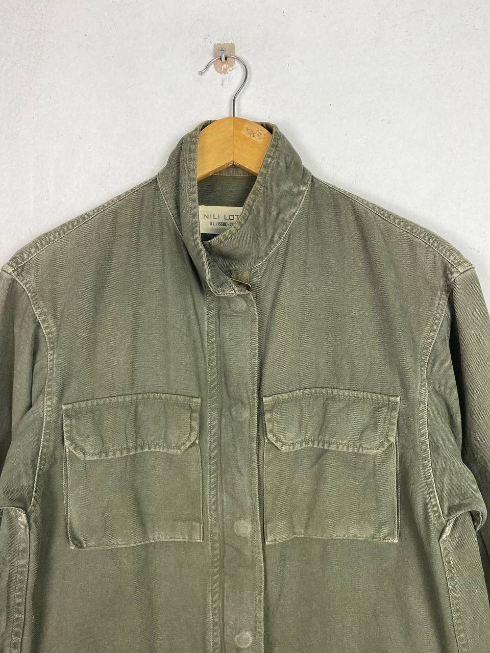 Nili Lotan Nili lotan military jacket ideal zipper cat eye button Size M / US 6-8 / IT 42-44 - 2 Thumbnail