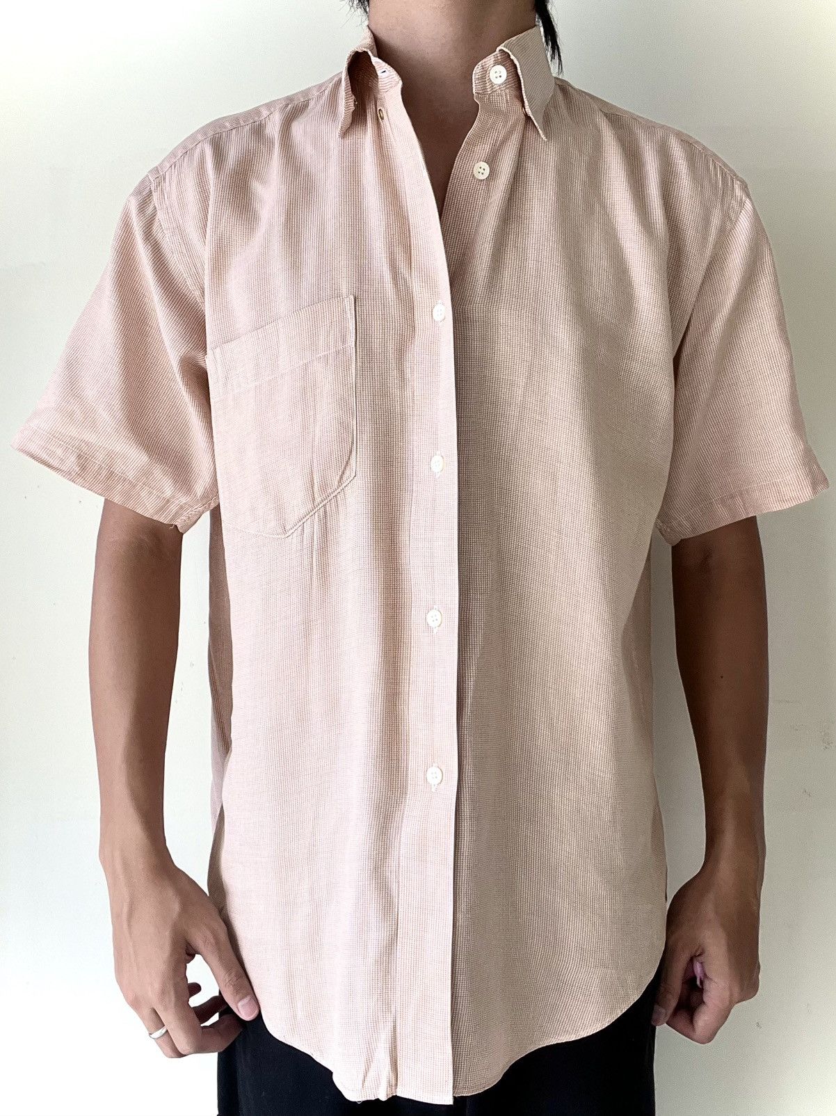 Issey Miyake Issey Miyake Orange Shirt Size US L / EU 52-54 / 3 - 1 Thumbnail