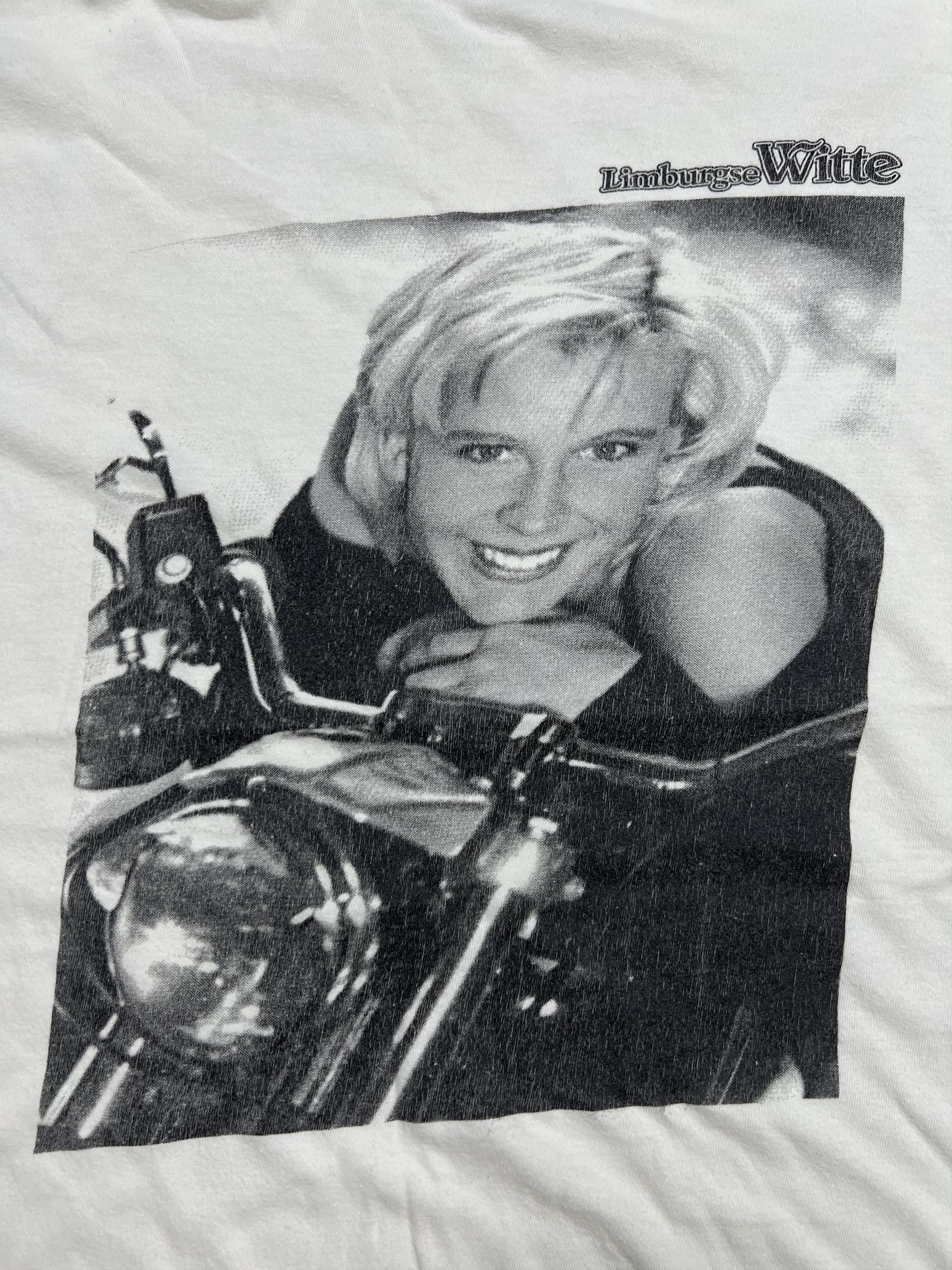 Vintage Vtg 90s Limburgse Witte Belgian Beer Promo tee (XL) GTMA123 Size US XL / EU 56 / 4 - 2 Thumbnail