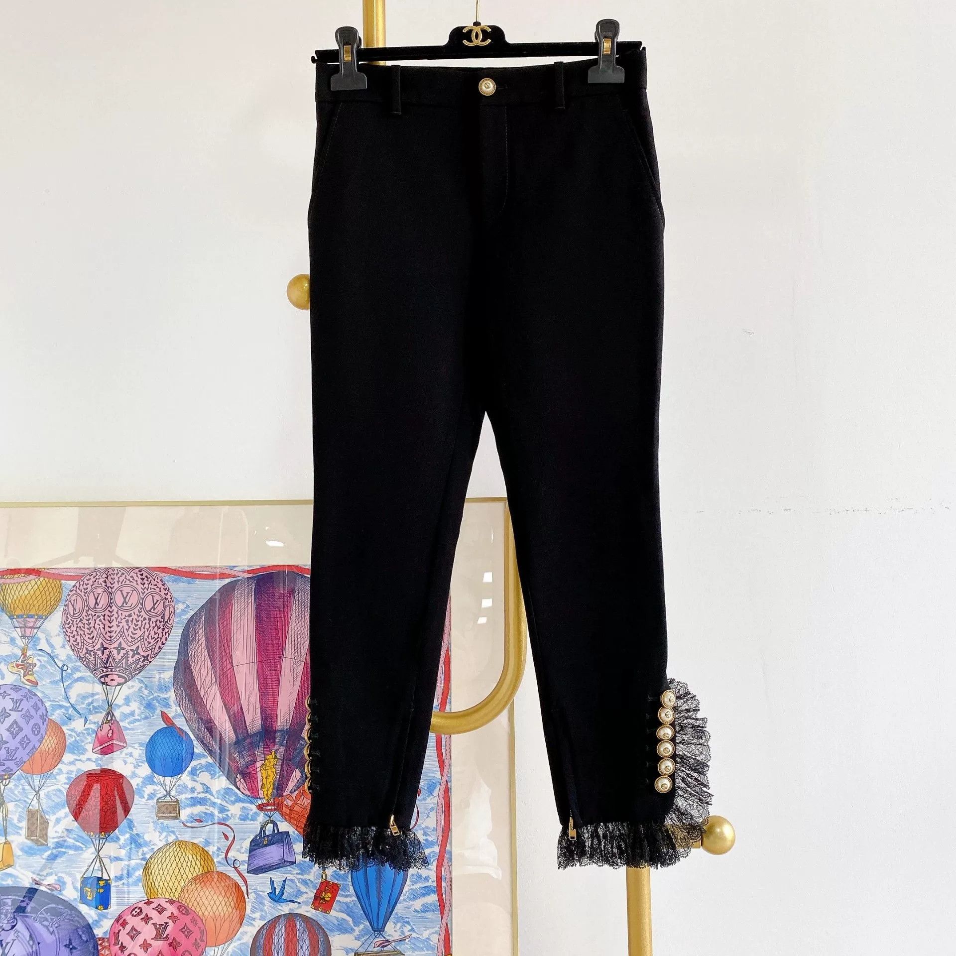 Gucci Gucci Black Casual Pants Size 36 Size US 36 / EU 52 - 1 Thumbnail