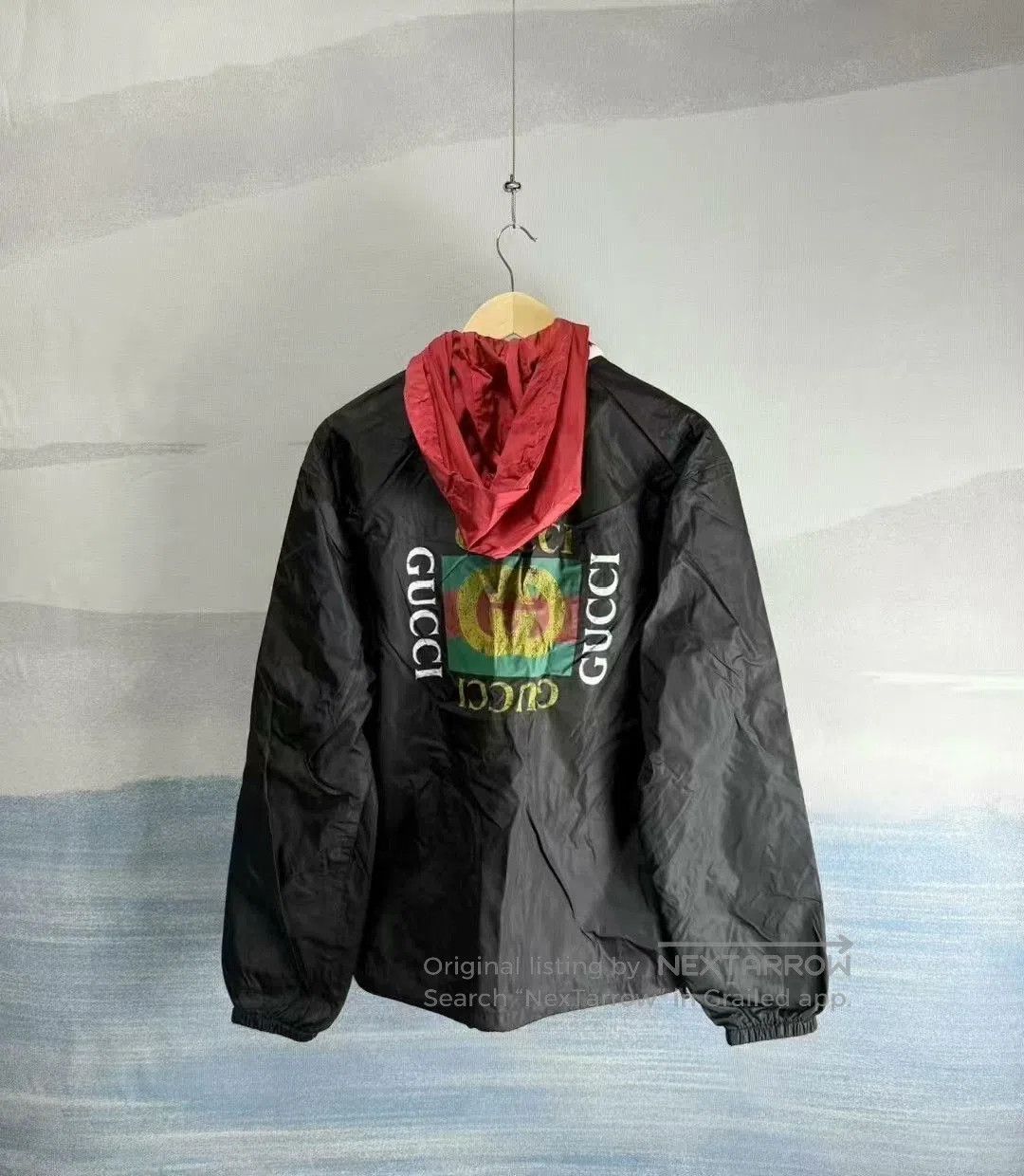 Gucci gucci black vintage hooded jacket size 54. Size US L / EU 52-54 / 3 - 4 Thumbnail