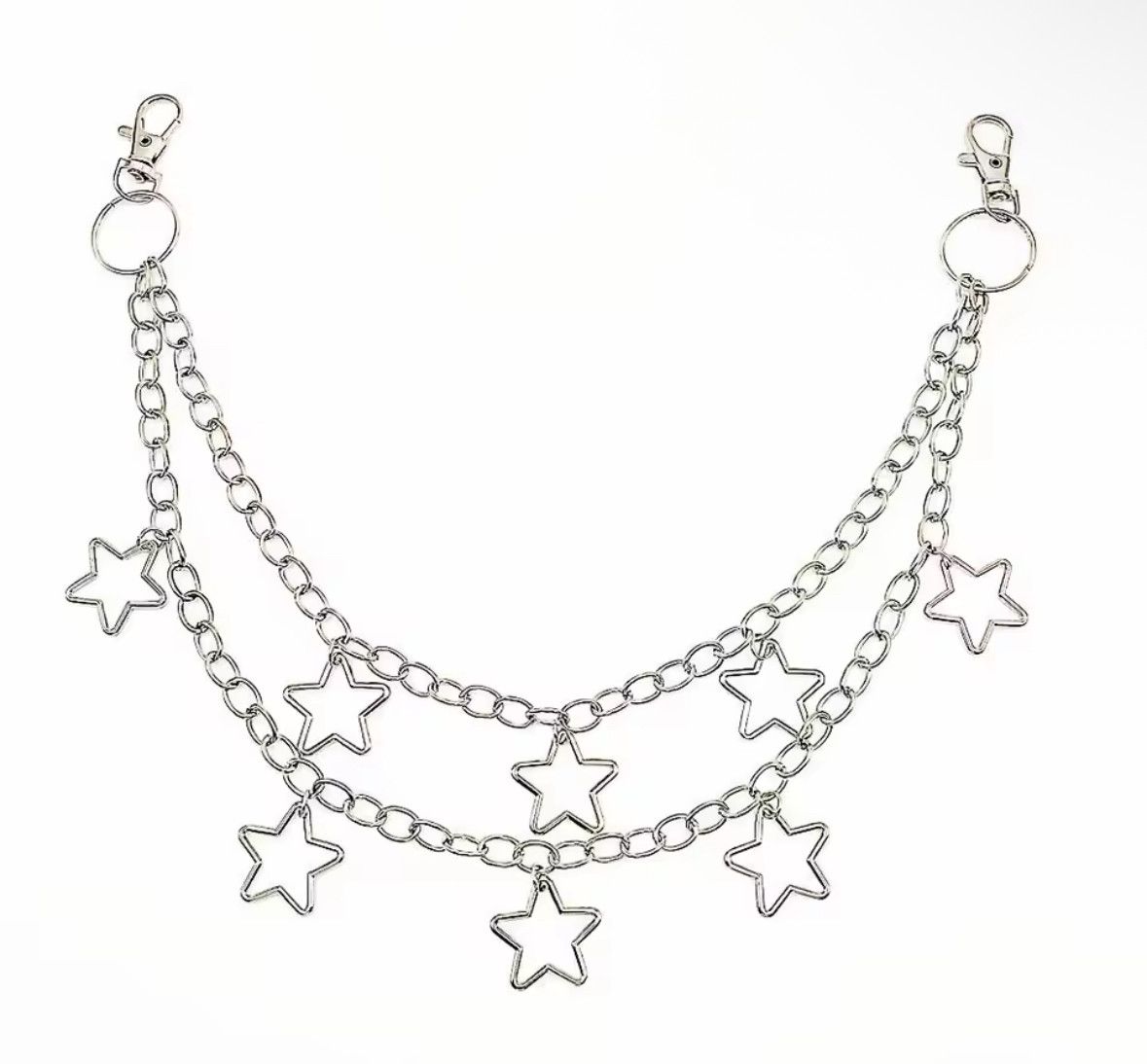 Other Punk Metal Pants Chain Wallet Belt Multi Layer Star Pendant Size ONE SIZE - 3 Thumbnail