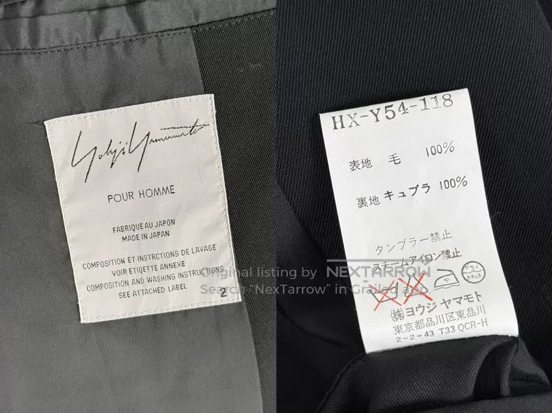 Yohji Yamamoto Yohji Yamamoto 01SS runway jacket with back pleated design Size US M / EU 48-50 / 2 - 9 Thumbnail