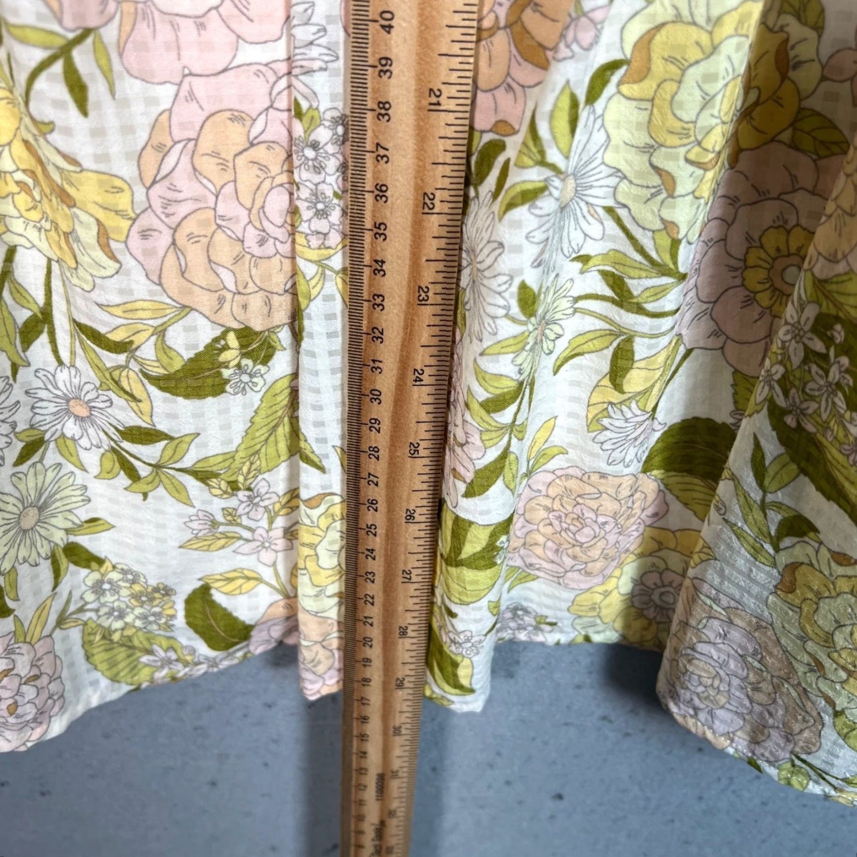 Pinko WHO WHAT WEAR Dress Womens XS Floral Long Sleeve Square Neck Pullover Pink Green Pastel Maxi Short Vintage Size XS / US 0-2 / IT 36-38 - 7 Thumbnail