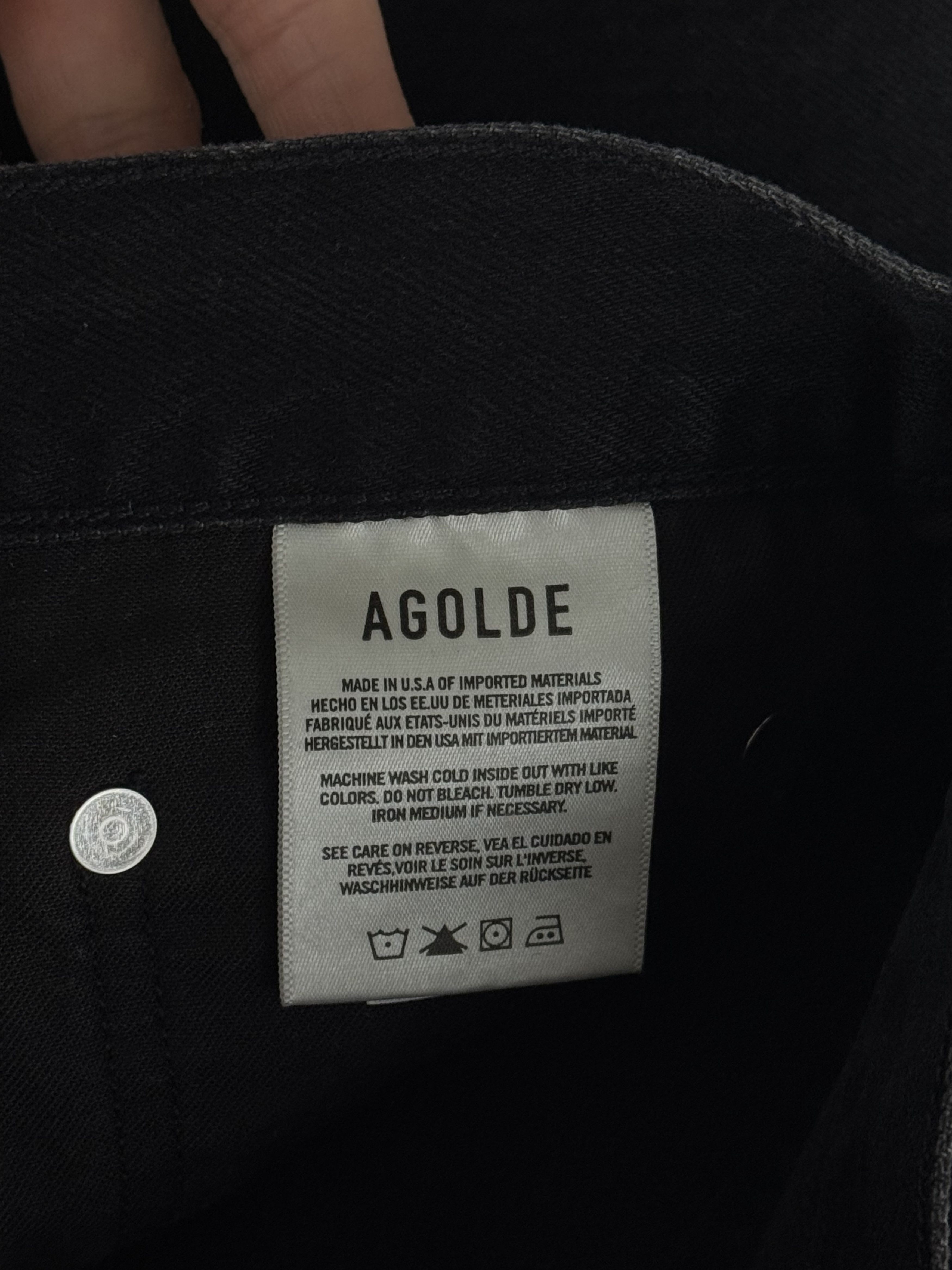 Agolde AGOLDE High-waist straight-leg jeans Size 29" - 5 Thumbnail