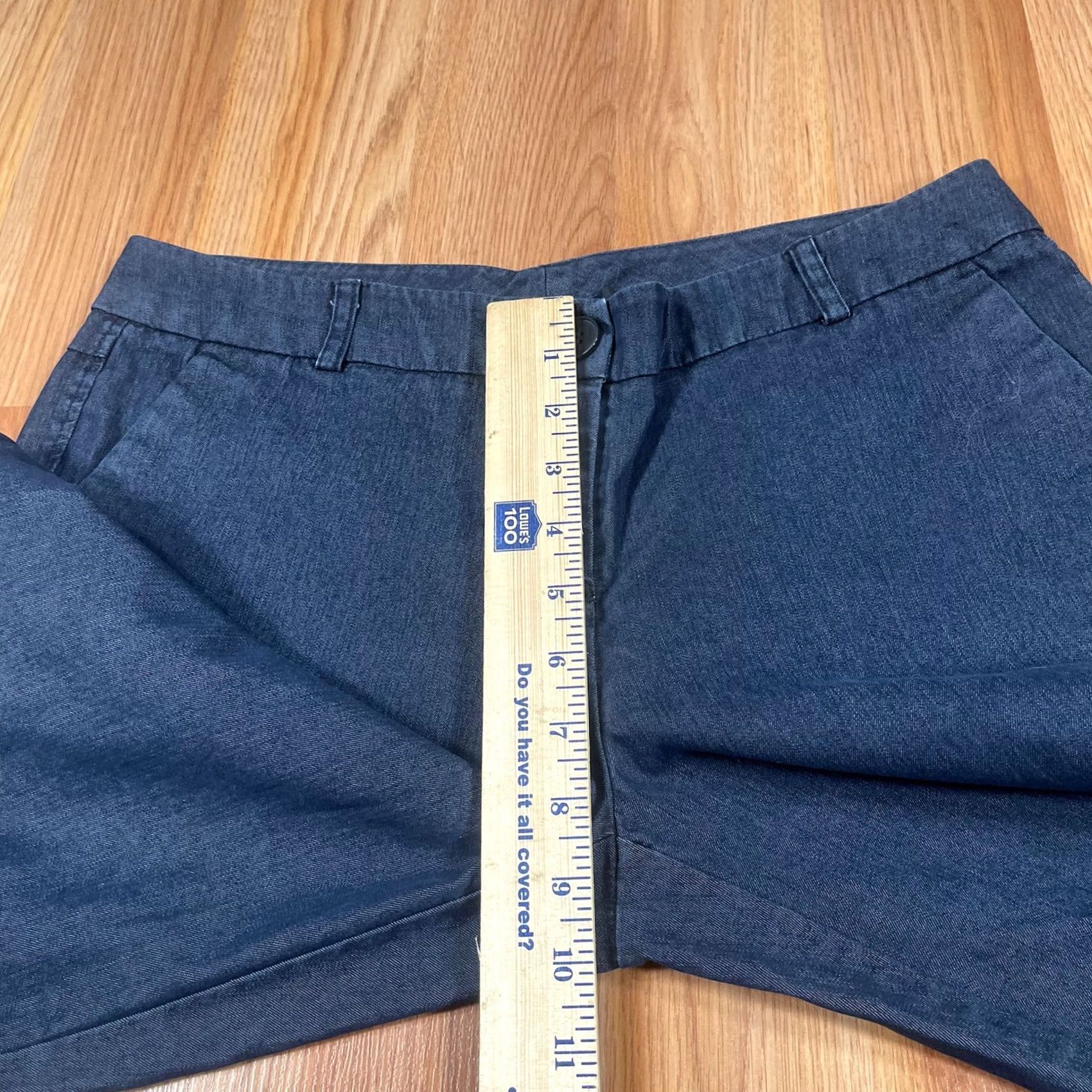 Vintage VINTAGE New York & Company Jeans Womens 4 Flare Leg Mid Rise Stretch Blue Denim Pants Jeans Size 27" / US 4 / IT 40 - 7 Thumbnail