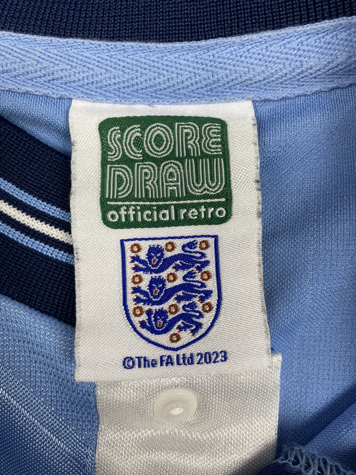 Other ENGLAND TEAM 1987/1989 2023 JERSEY THIRD SCORE DRAW REMAKE Size US L / EU 52-54 / 3 - 9 Thumbnail