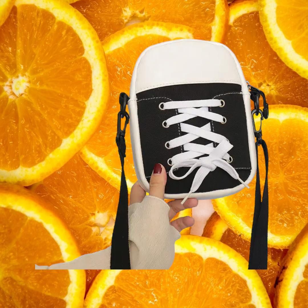Other Black Shoes Design Crossbody Bag, Cute Zipper Shoulder Bag [ Size ONE SIZE - 1 Thumbnail