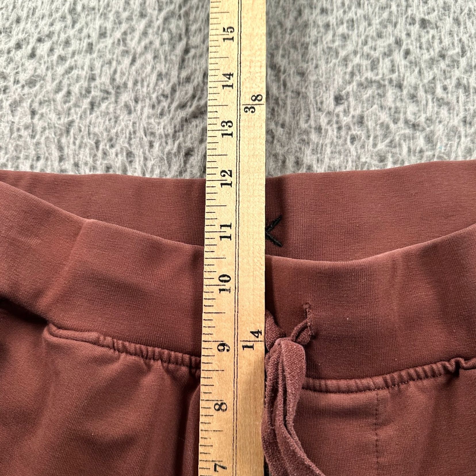 Cuts CUTS Men's Pants Joggers Regular Medium Rust Brown Polyester Cotton Spandex Drawstring Waist Pockets Tapered Size US 31 - 6 Thumbnail