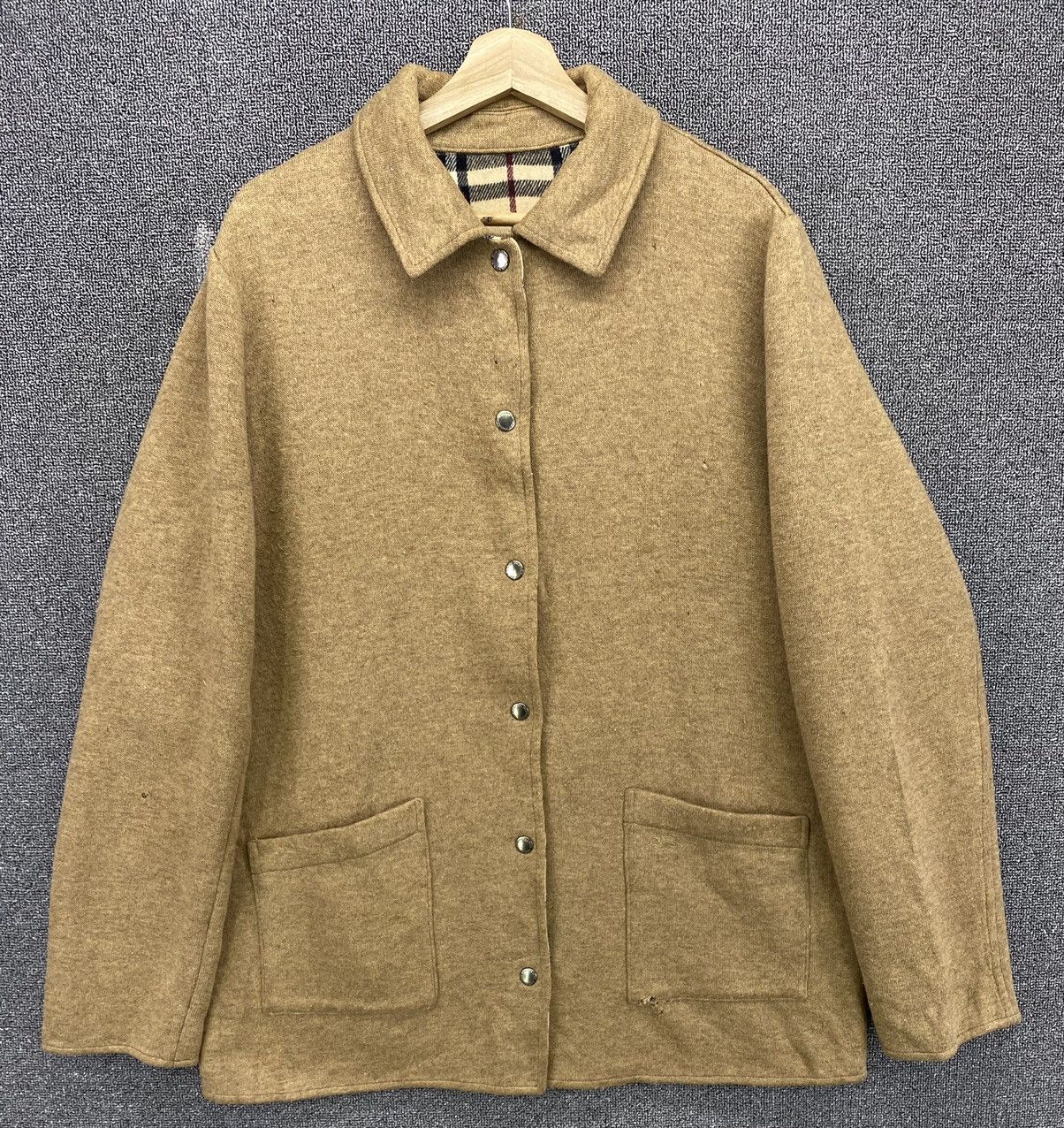 Burberry × Vintage Vintage Burberry London Button Up Wool Jacket Size US M / EU 48-50 / 2 - 1 Thumbnail