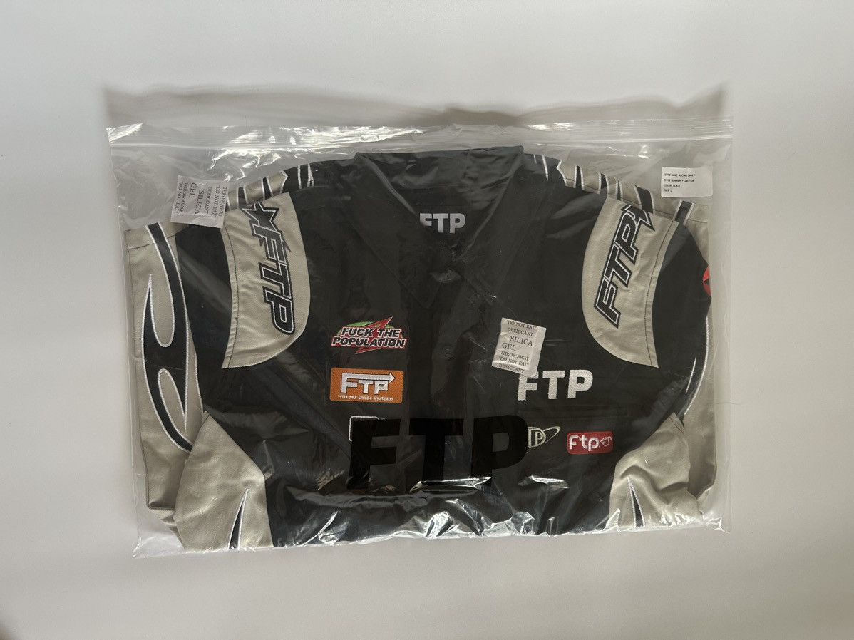 Fuck The Population Raceway Button Up Shirt Black Size US L / EU 52-54 / 3 - 3 Thumbnail