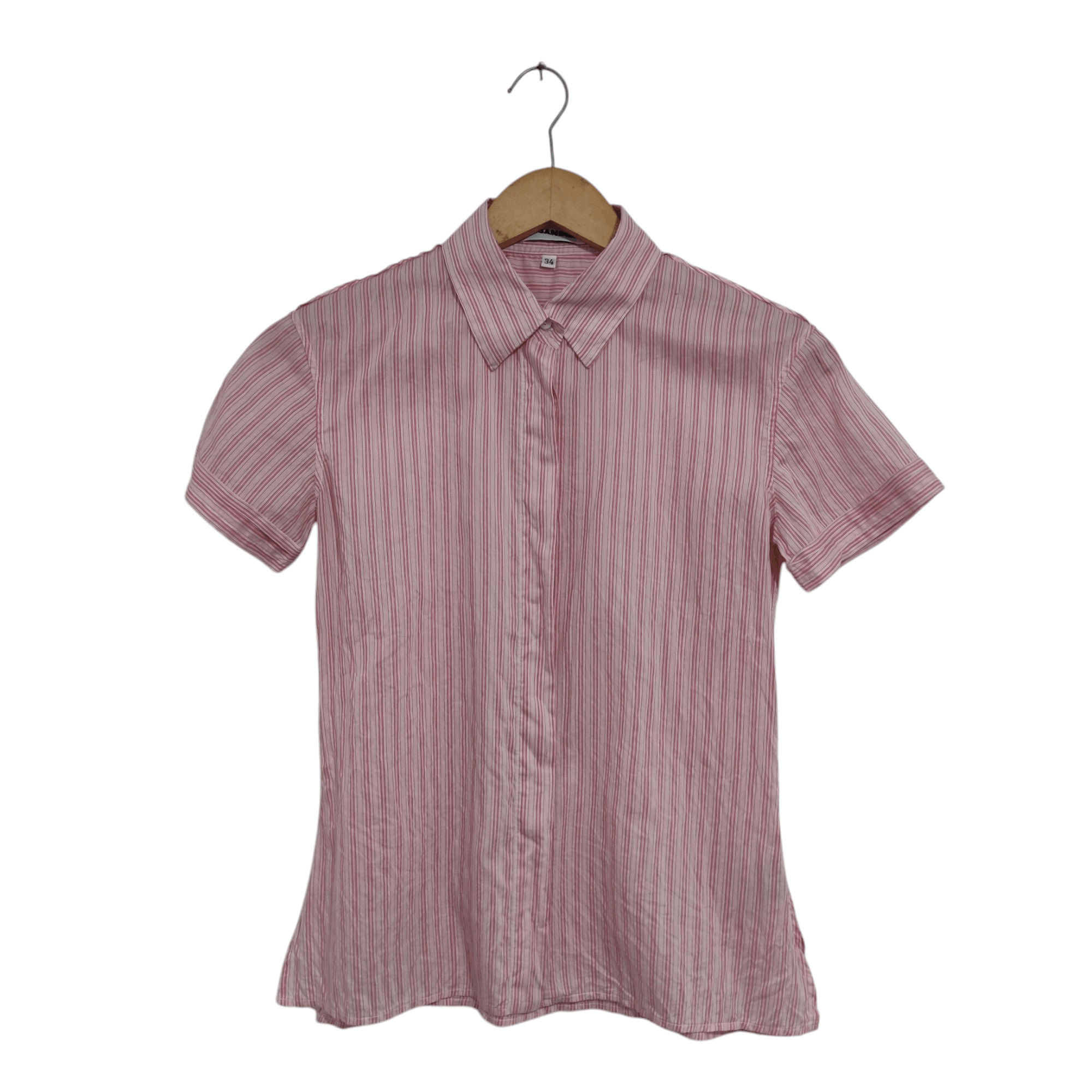 Jil Sander Stiped Pink Shirt Button Up Size S / US 4 / IT 40 - 1 Thumbnail