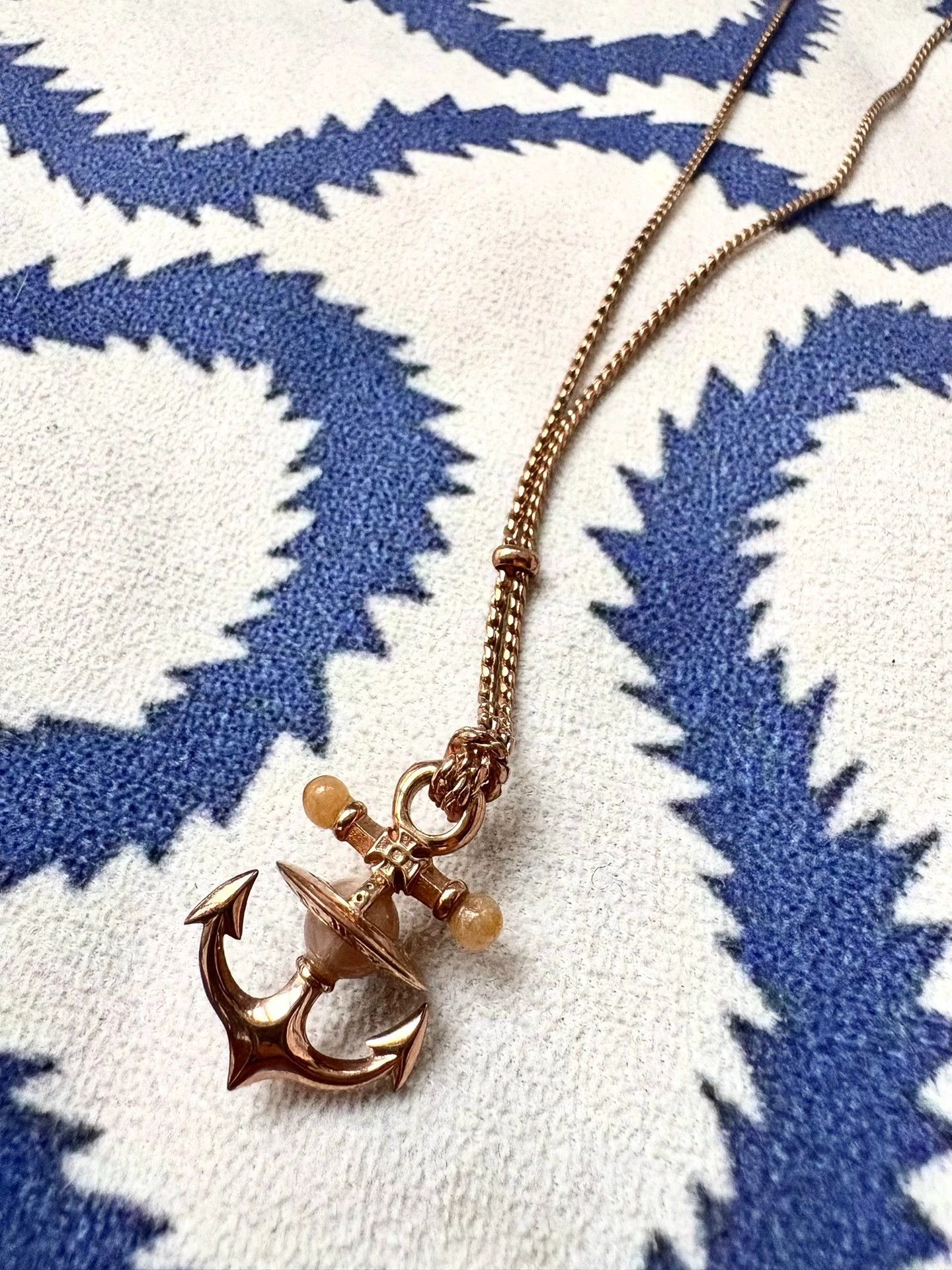Vivienne Westwood Vivienne Westwood Vintage Anchor Saturn Necklace - dmc Size ONE SIZE - 1 Thumbnail