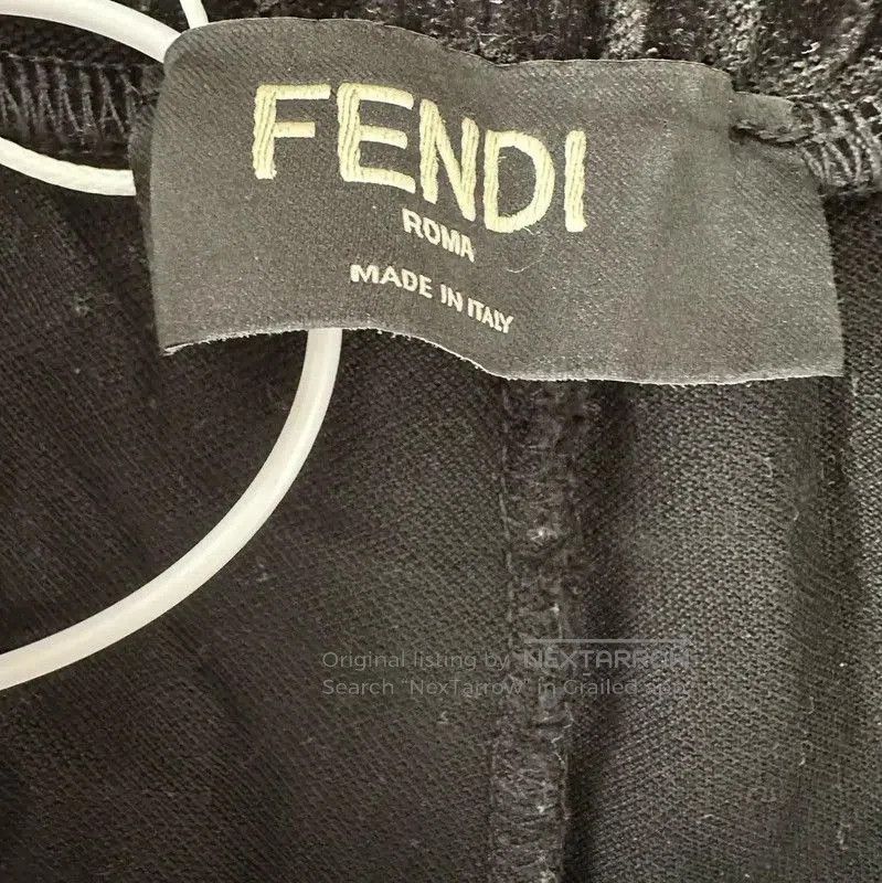 Fendi Fendi Men's Black Cotton Shorts . Size US 32 / EU 48 - 3 Thumbnail