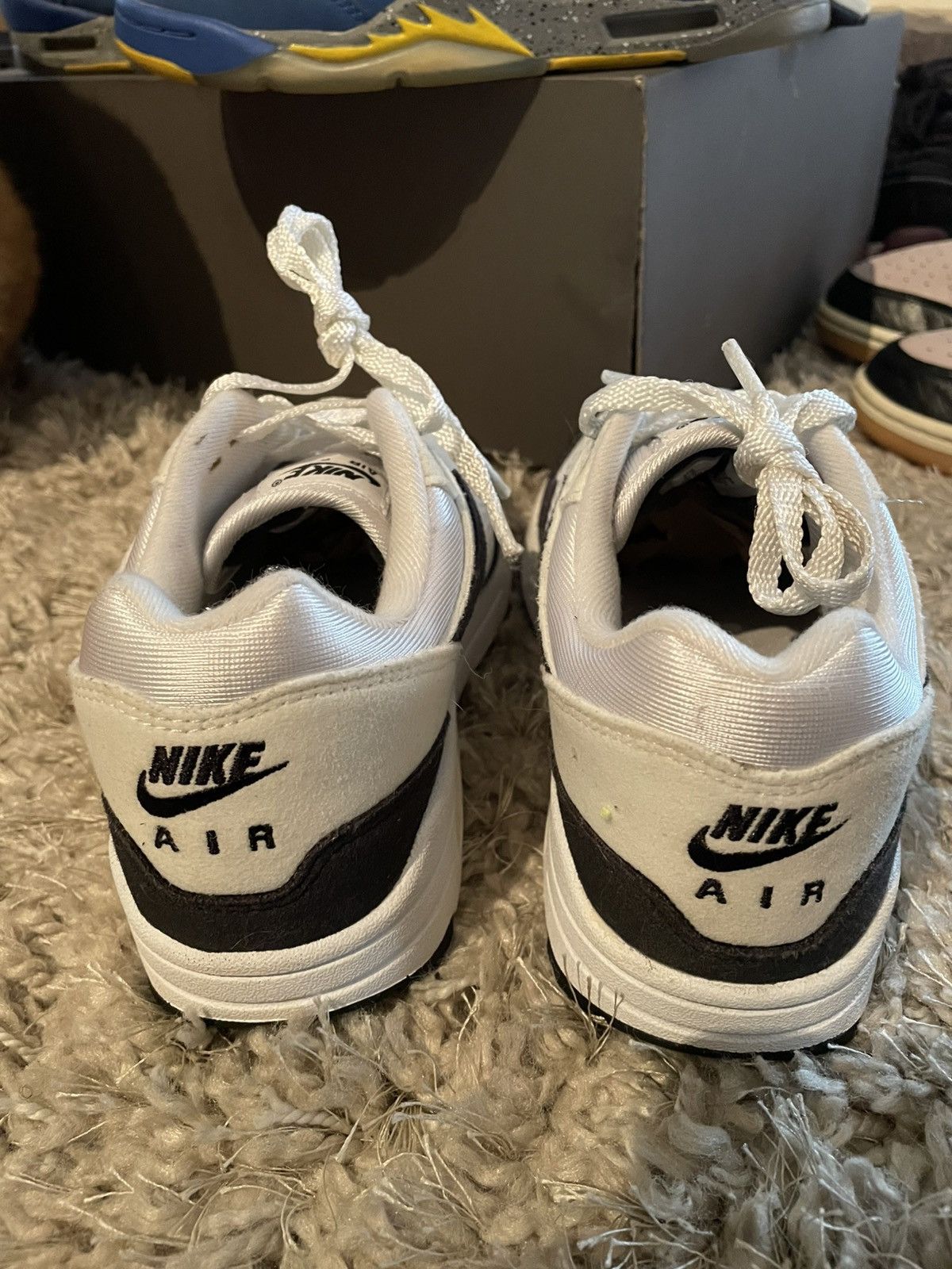 Nike Nike Wmns Air Max 1 ‘White Black’ Size US 7.5 / IT 37.5 - 6 Thumbnail