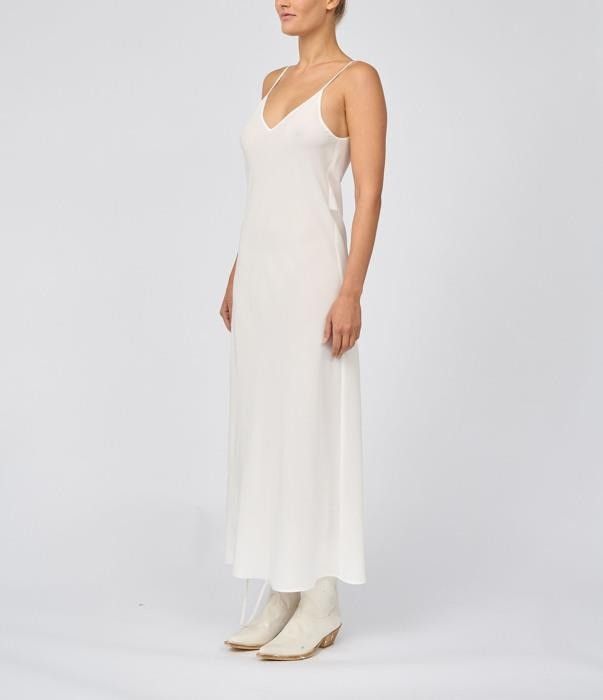 Maison Margiela o1bcso1str0426 MM Maxi Dress in White Size L / US 10 / IT 46 - 3 Thumbnail
