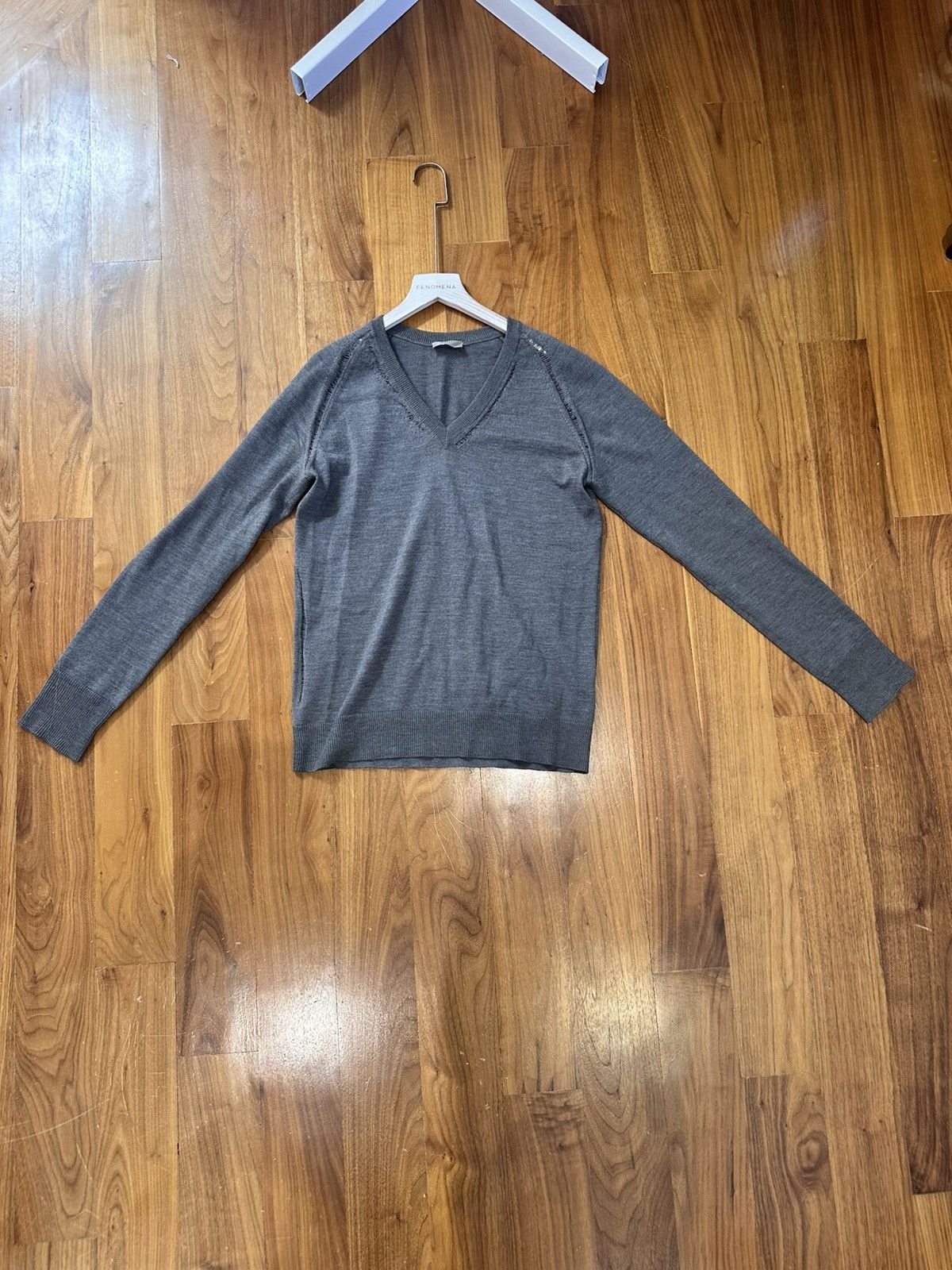 Dior Dior Homme AW07 “Navigate” Distressed V-Neck WoolSweater