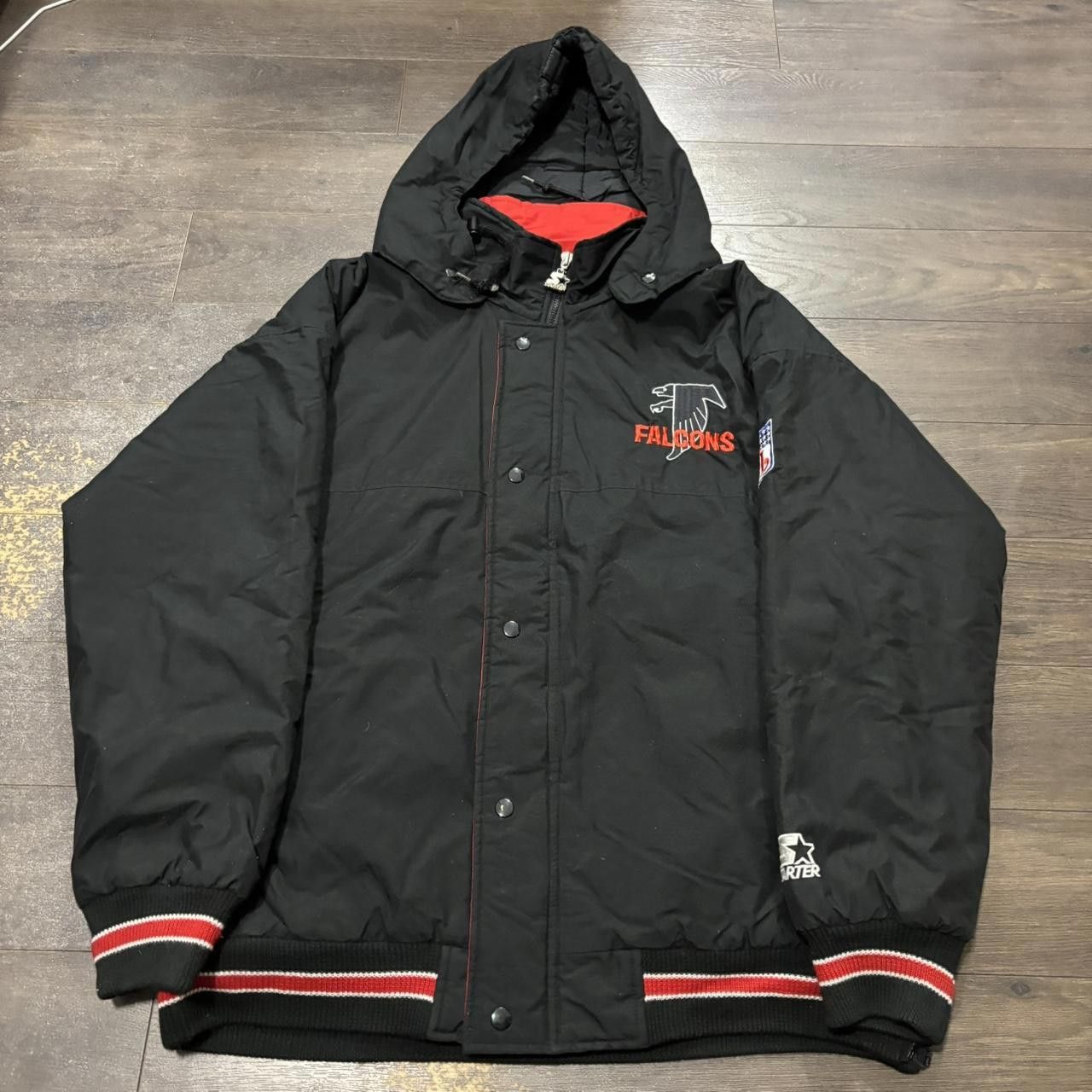 Starter vintage Atlanta falcons zip up starter jacket 90s M Size US M / EU 48-50 / 2 - 4 Thumbnail